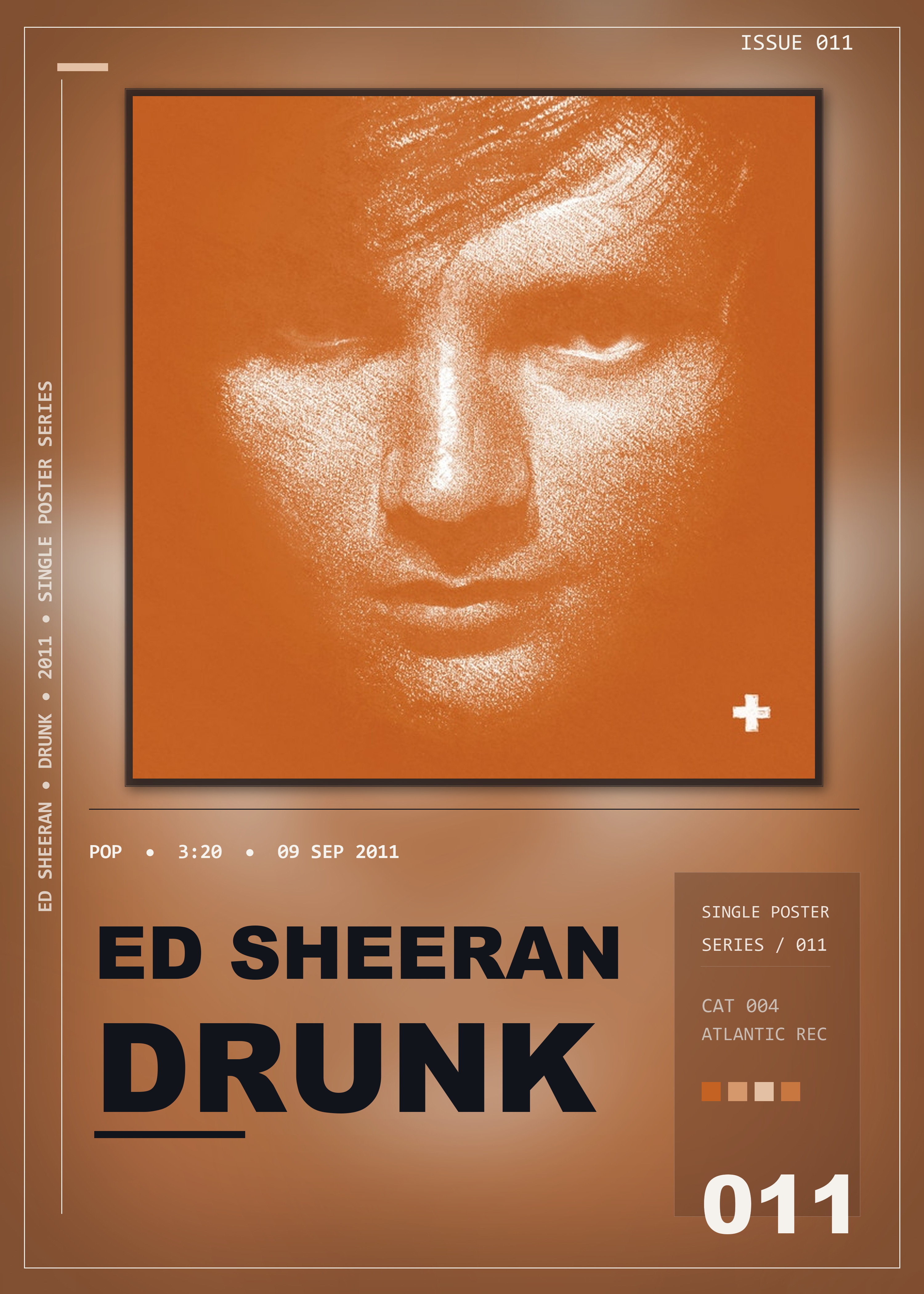 Music poster: Ed Sheeran - Drunk