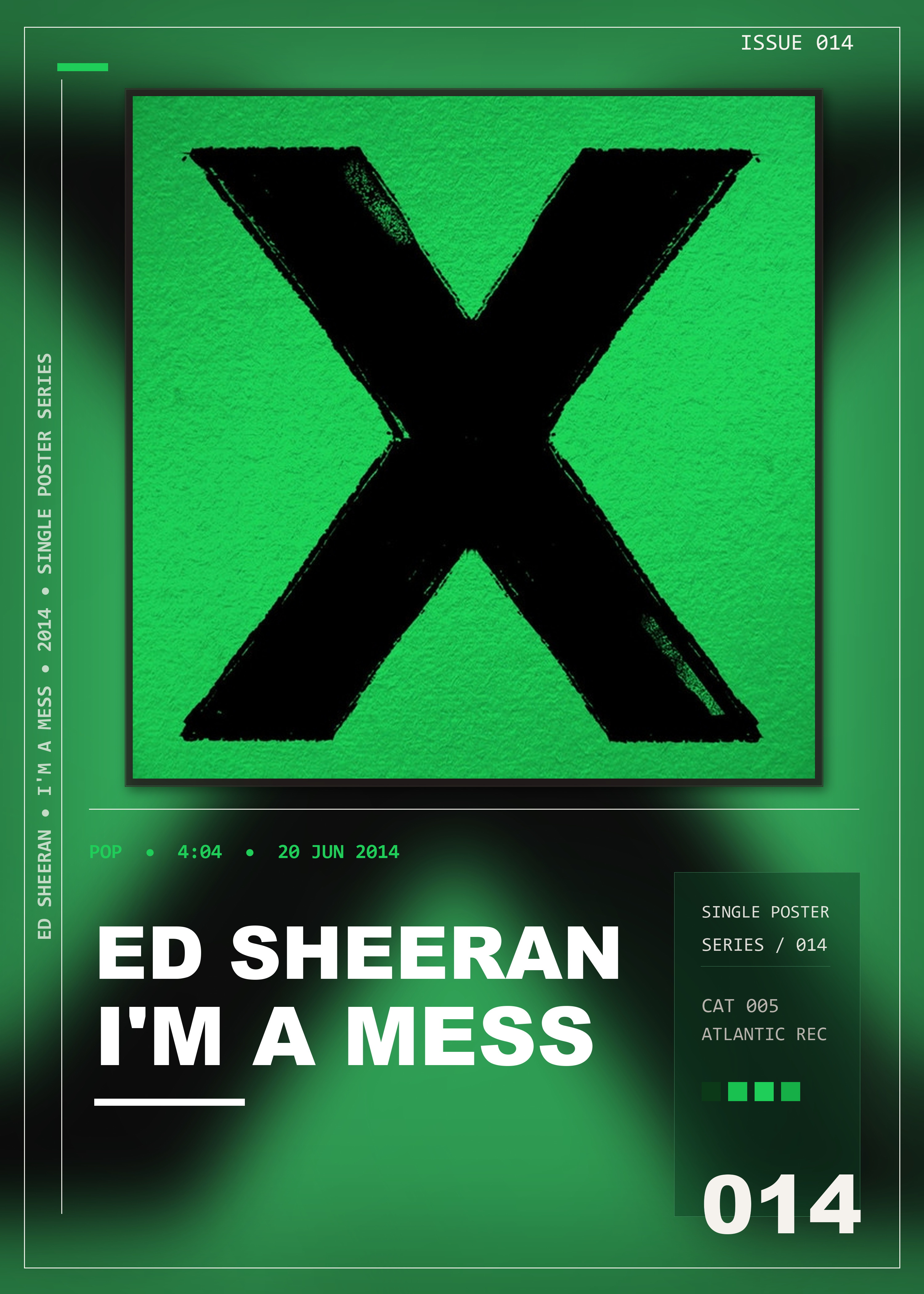 Music poster: Ed Sheeran - Im A Mess