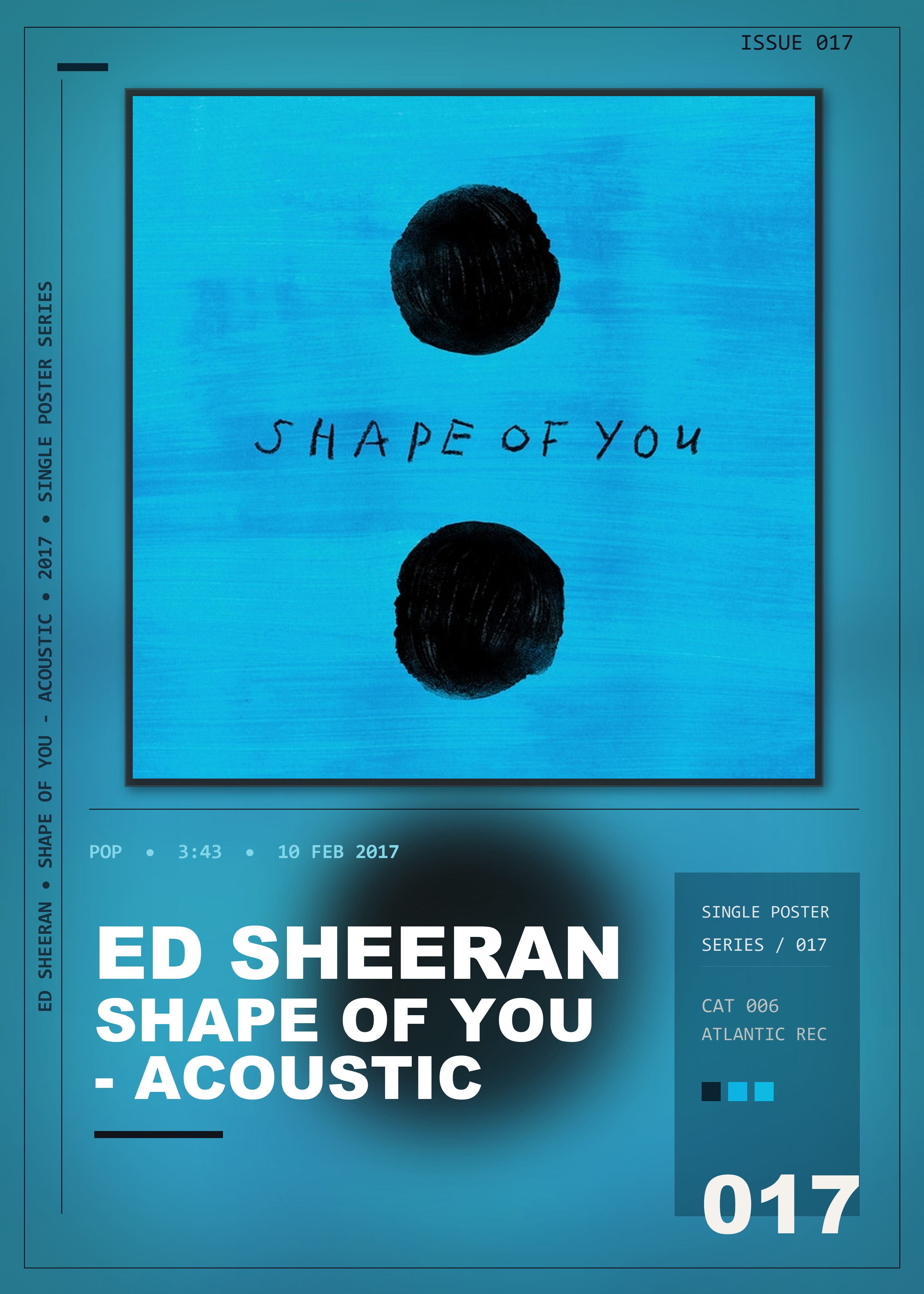 Music poster: Ed Sheeran - Shape of You - Acoustic