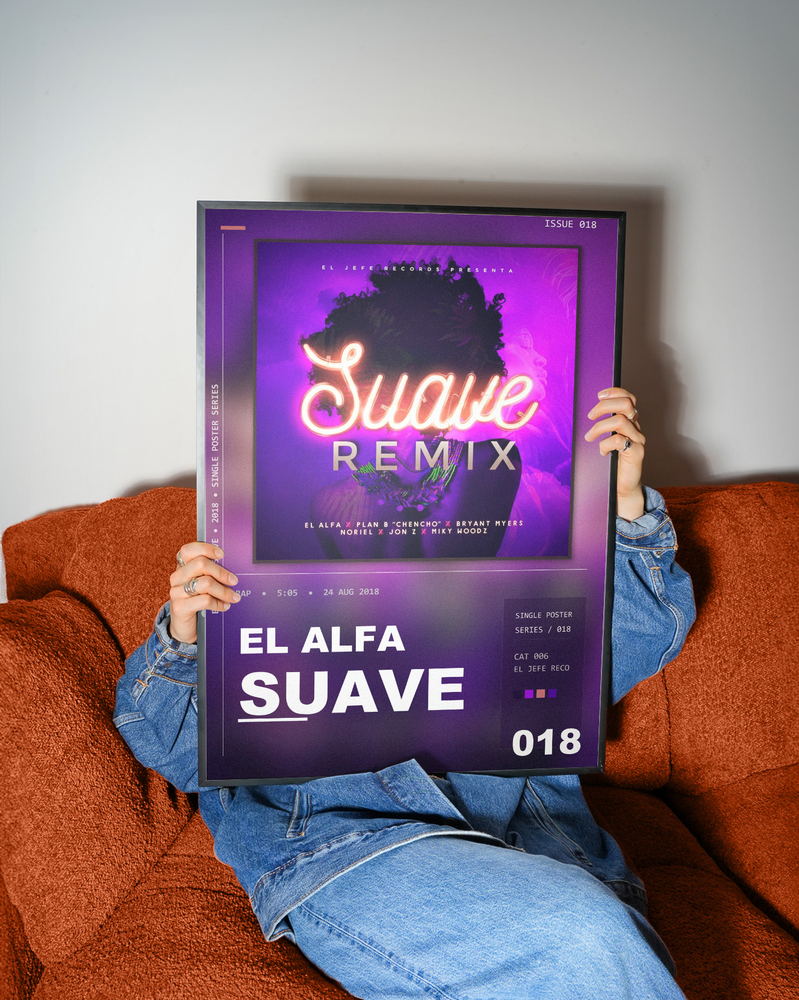 Music poster: El Alfa - Suave Remix
