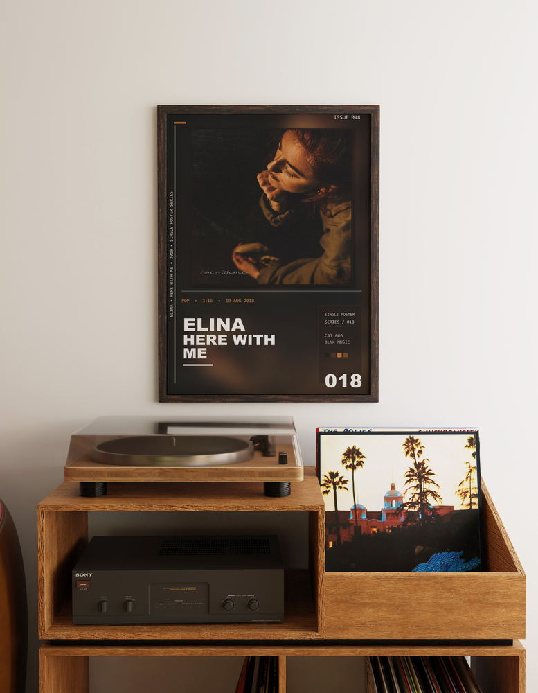 Music poster: Elina - Here With Me