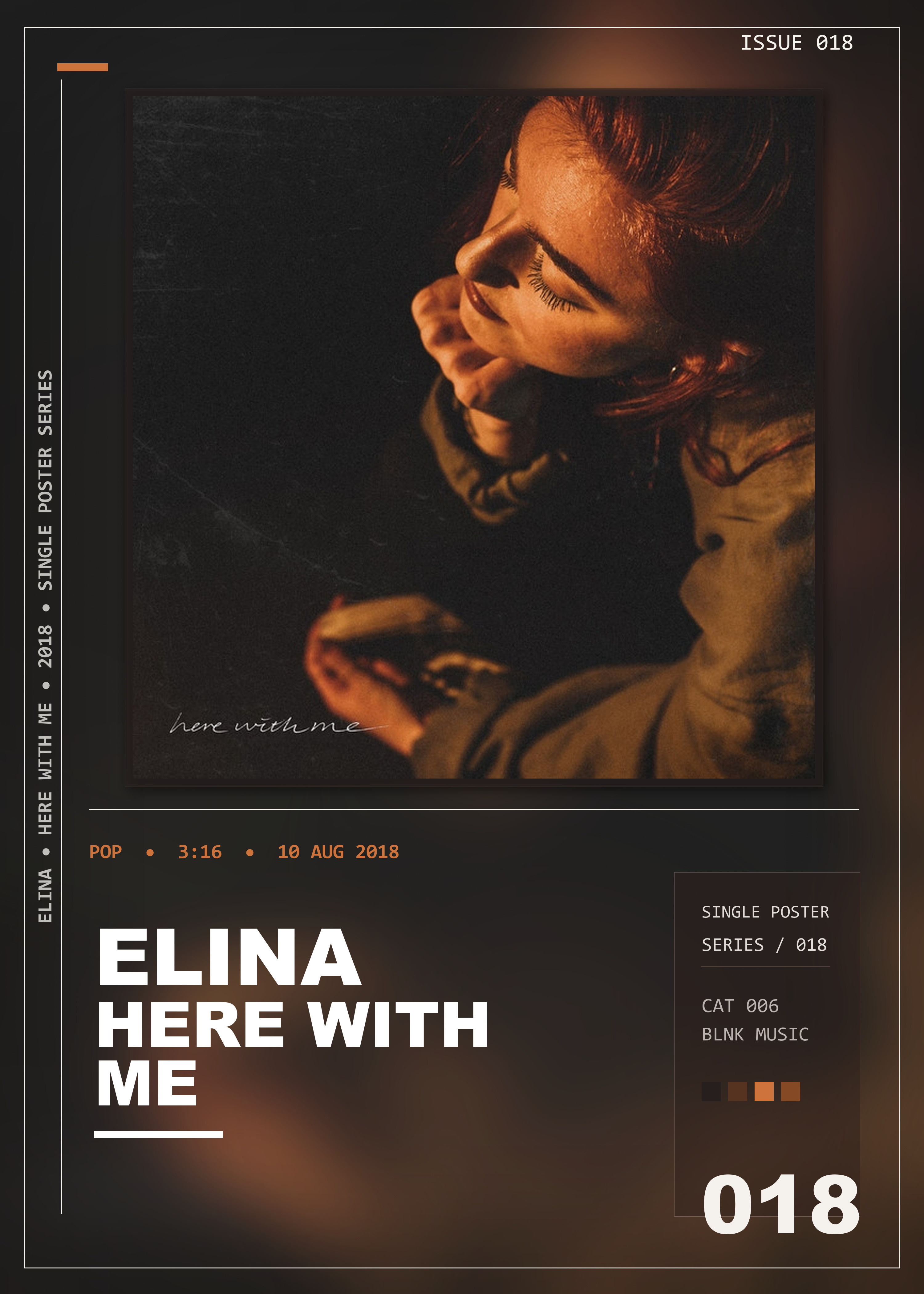 Music poster: Elina - Here With Me