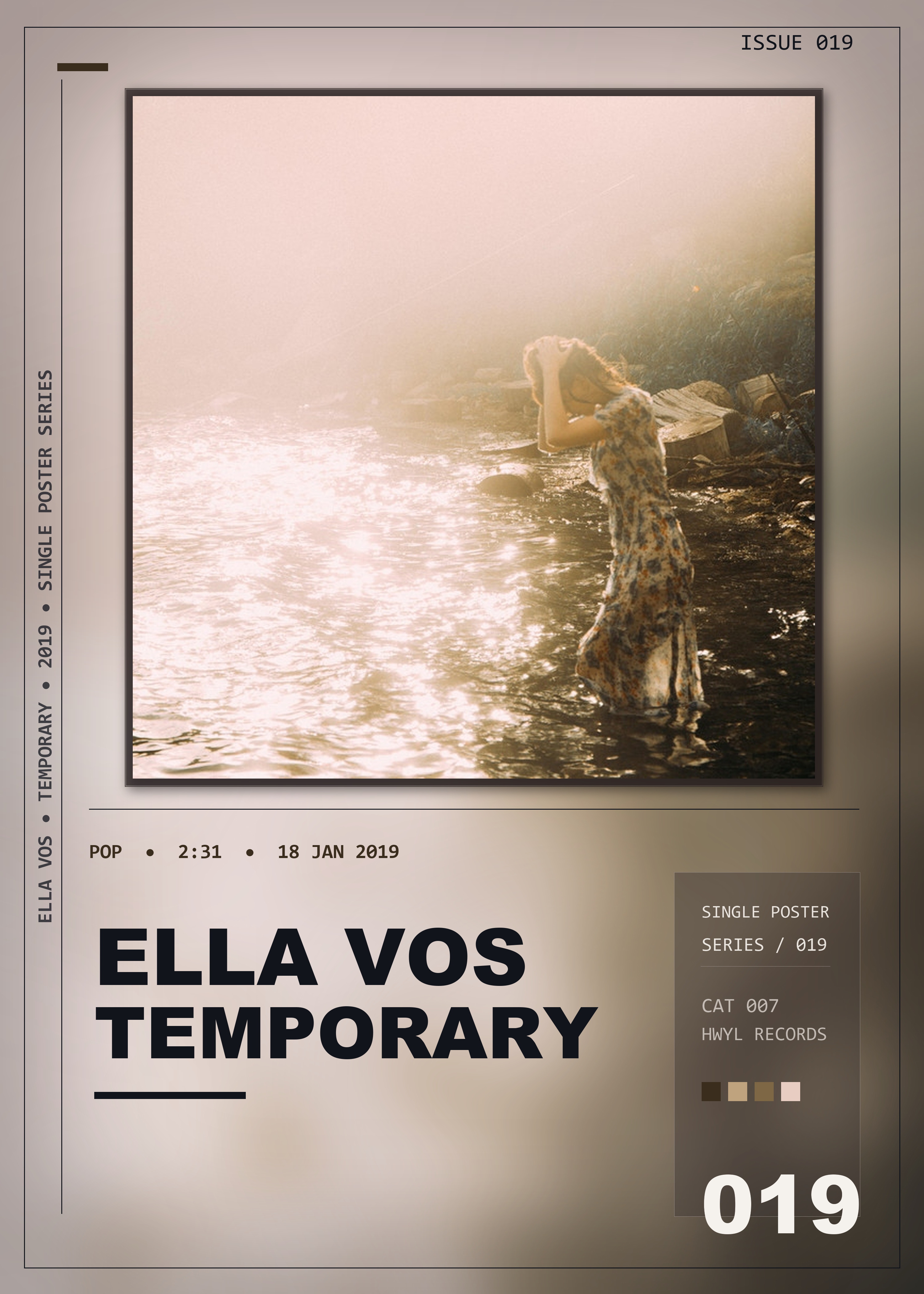 Music poster: Ella Vos - Temporary