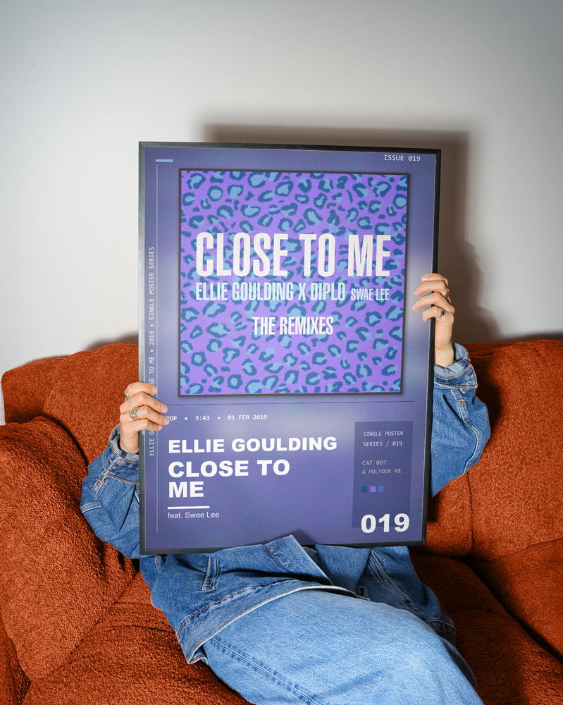 Music poster: Ellie Goulding - Close To Me with Diplo feat Swae Lee - Felix Cartal Remix