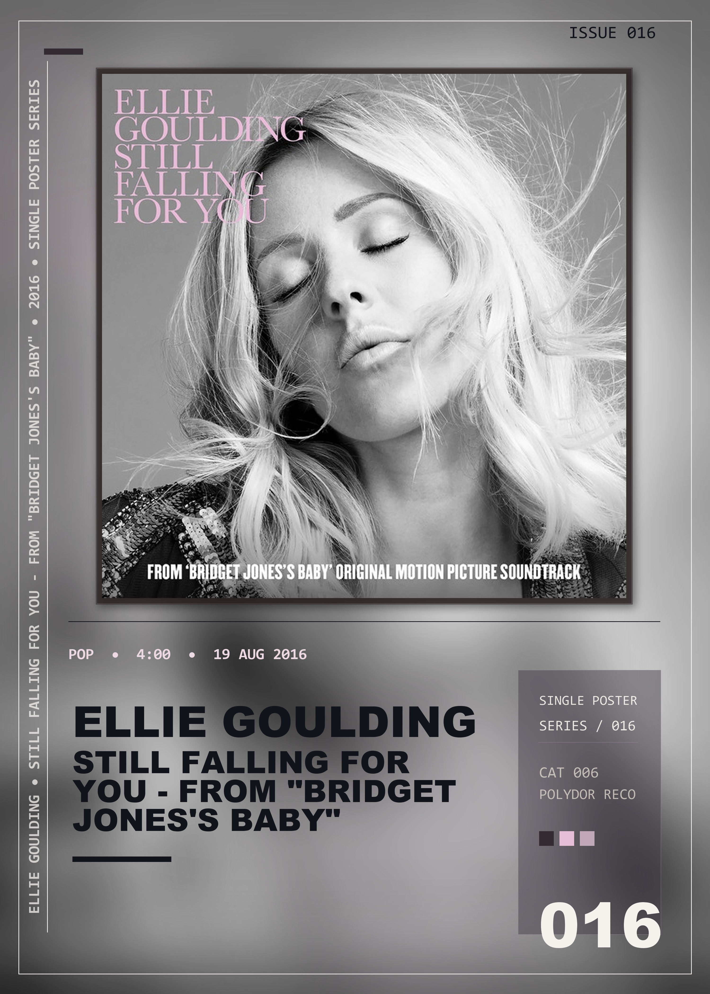 Music poster: Ellie Goulding - Still Falling For You - From Bridget Joness Baby