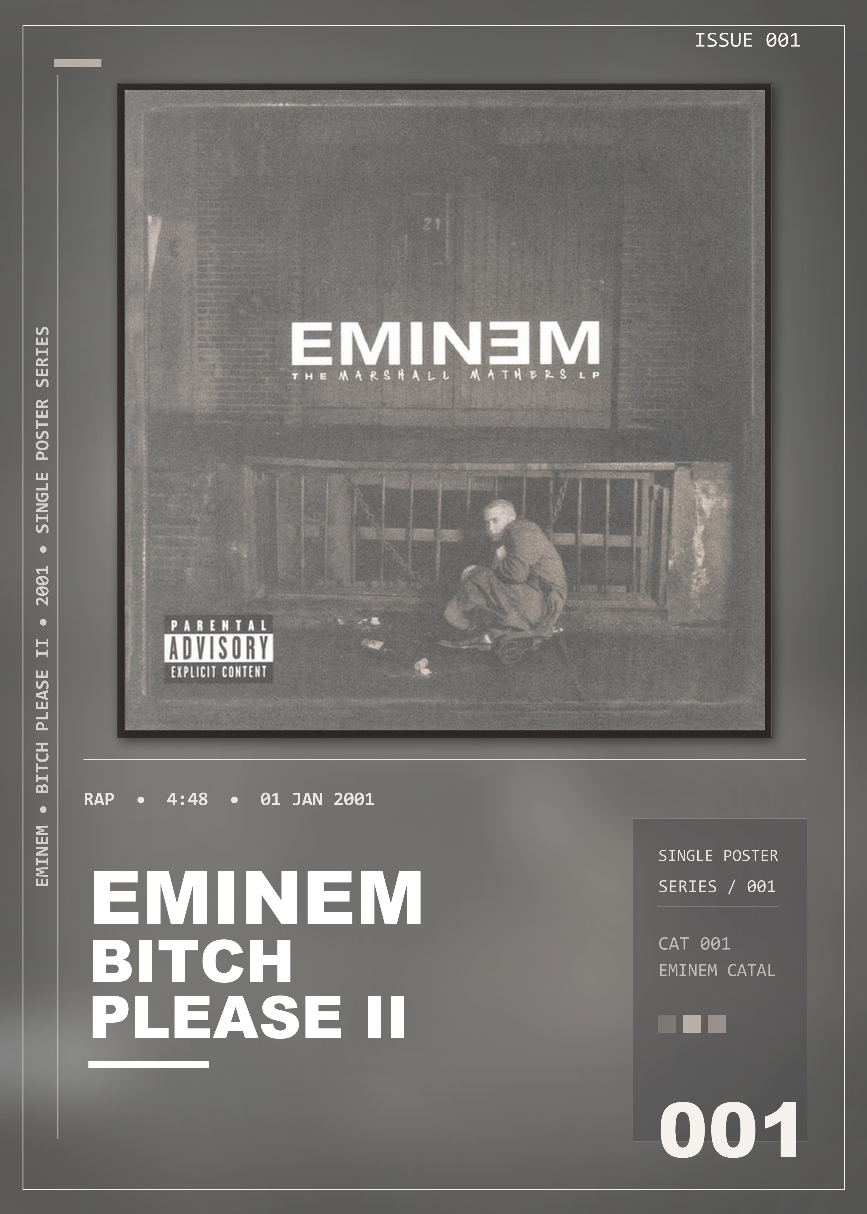 Music poster: Eminem - Bitch Please II