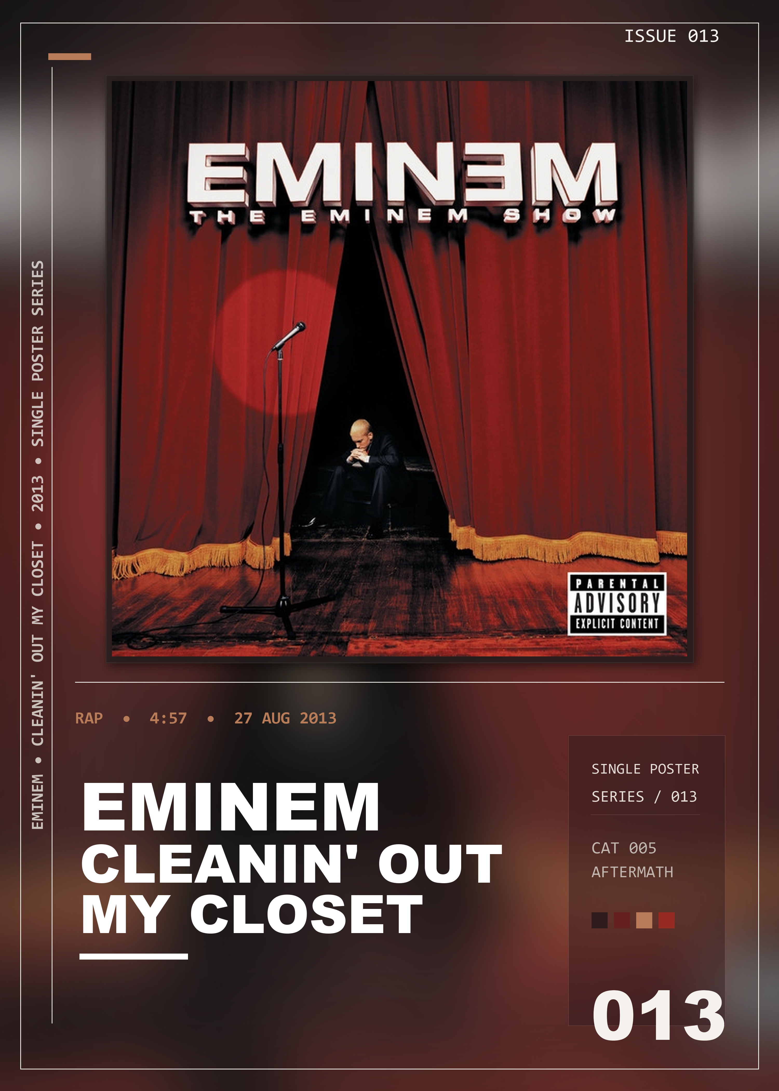 Music poster: Eminem - Cleanin Out My Closet