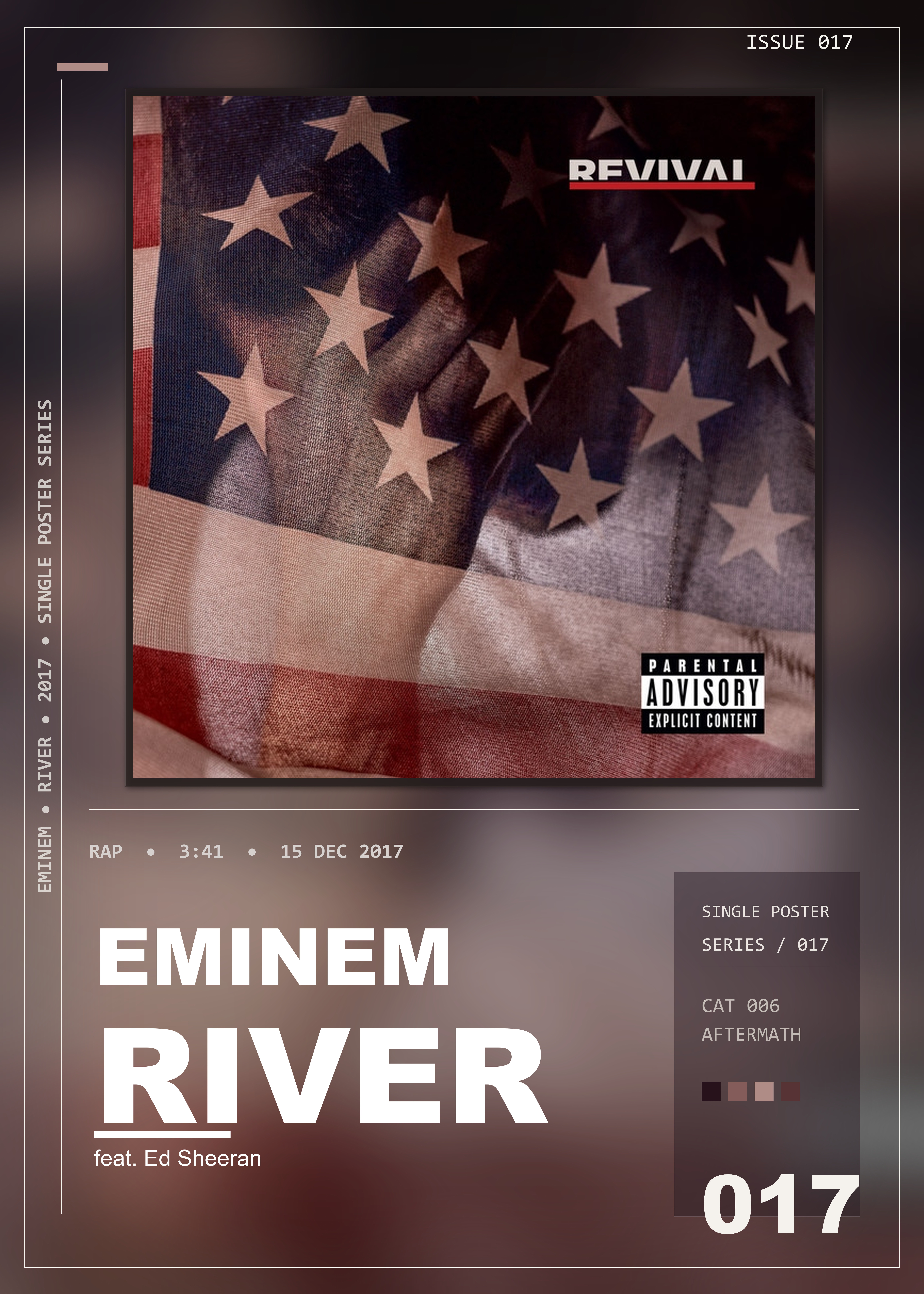Music poster: Eminem - River feat Ed Sheeran