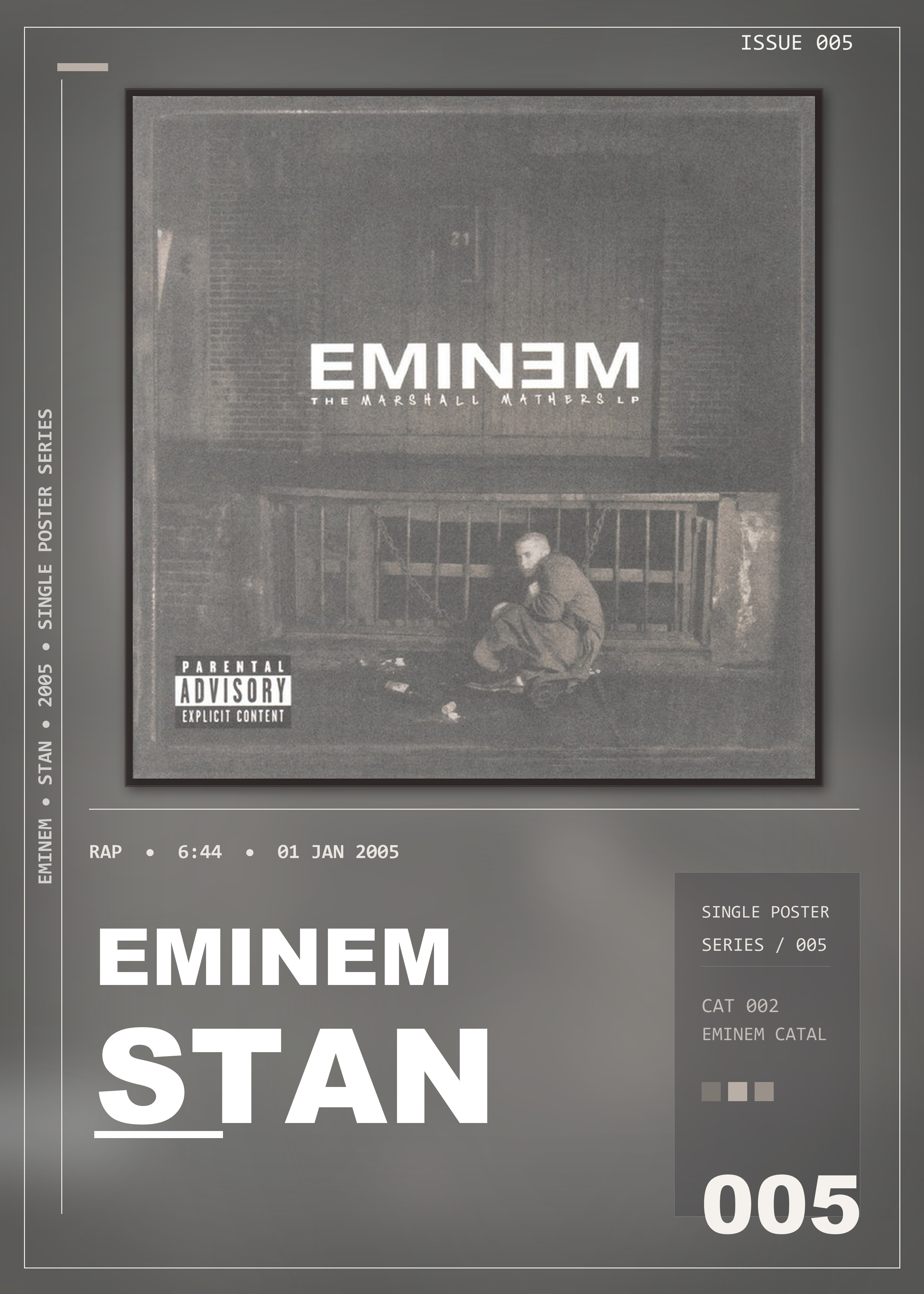 Music poster: Eminem - Stan