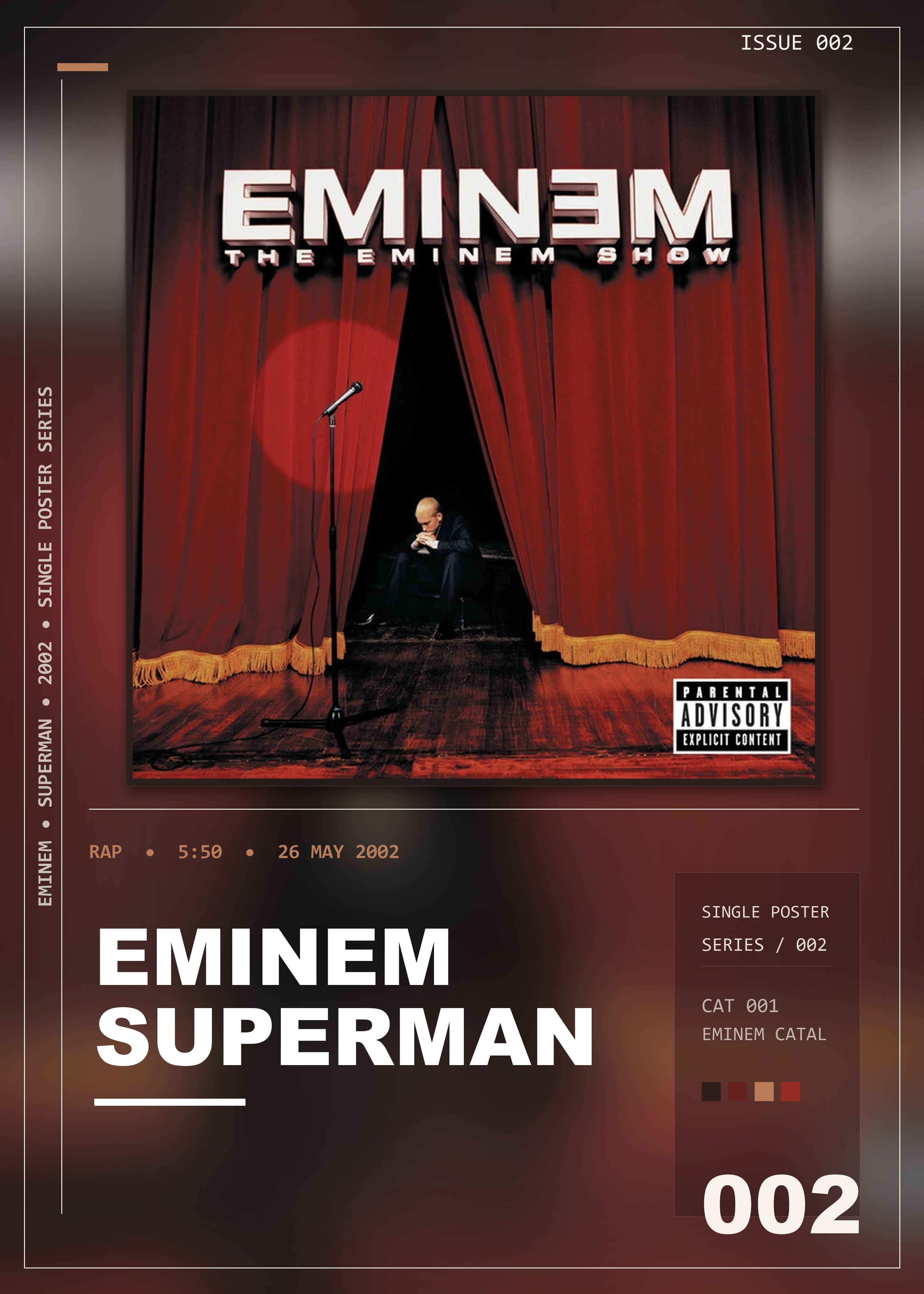 Music poster: Eminem - Superman