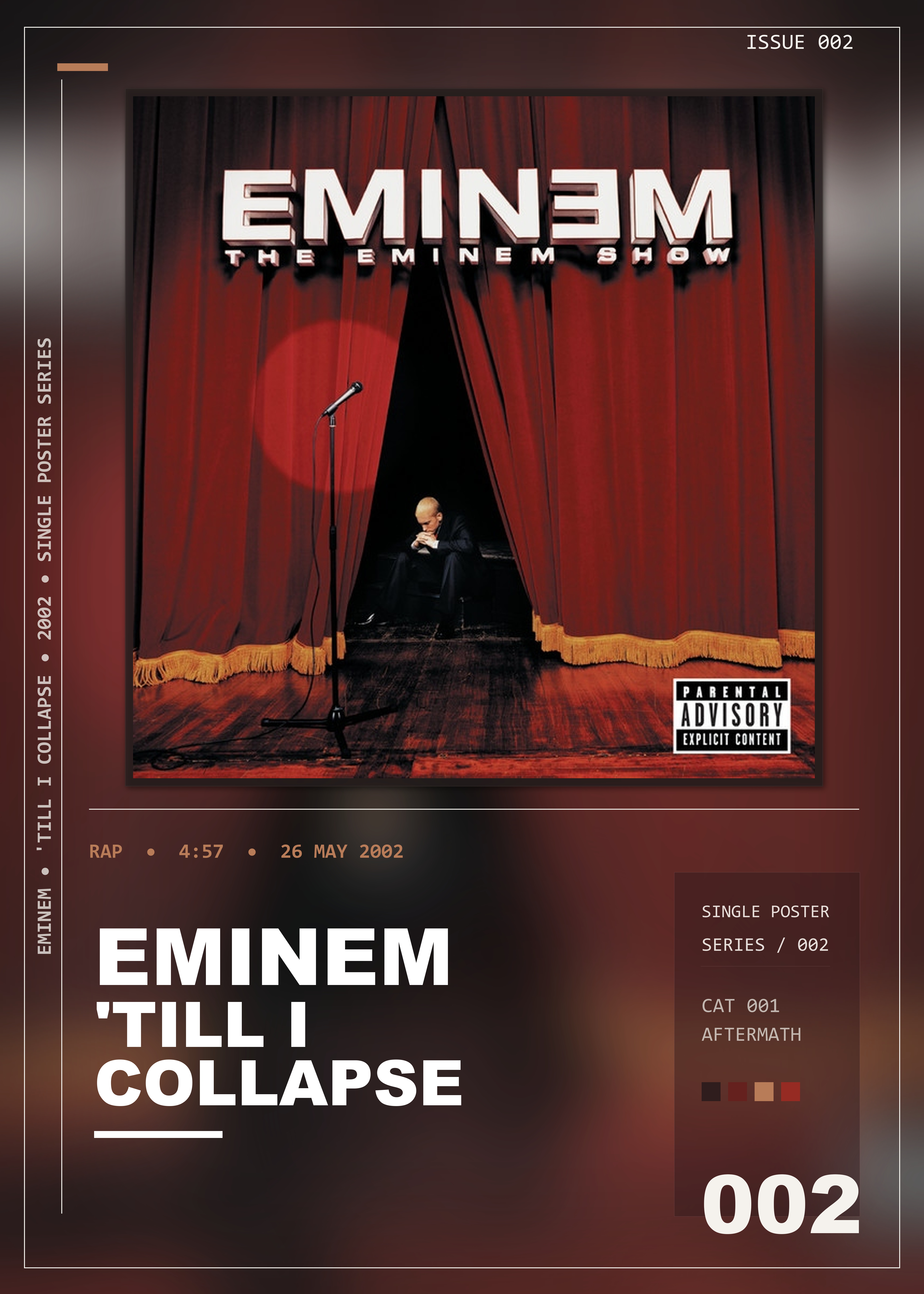 Music poster: Eminem - Till I Collapse