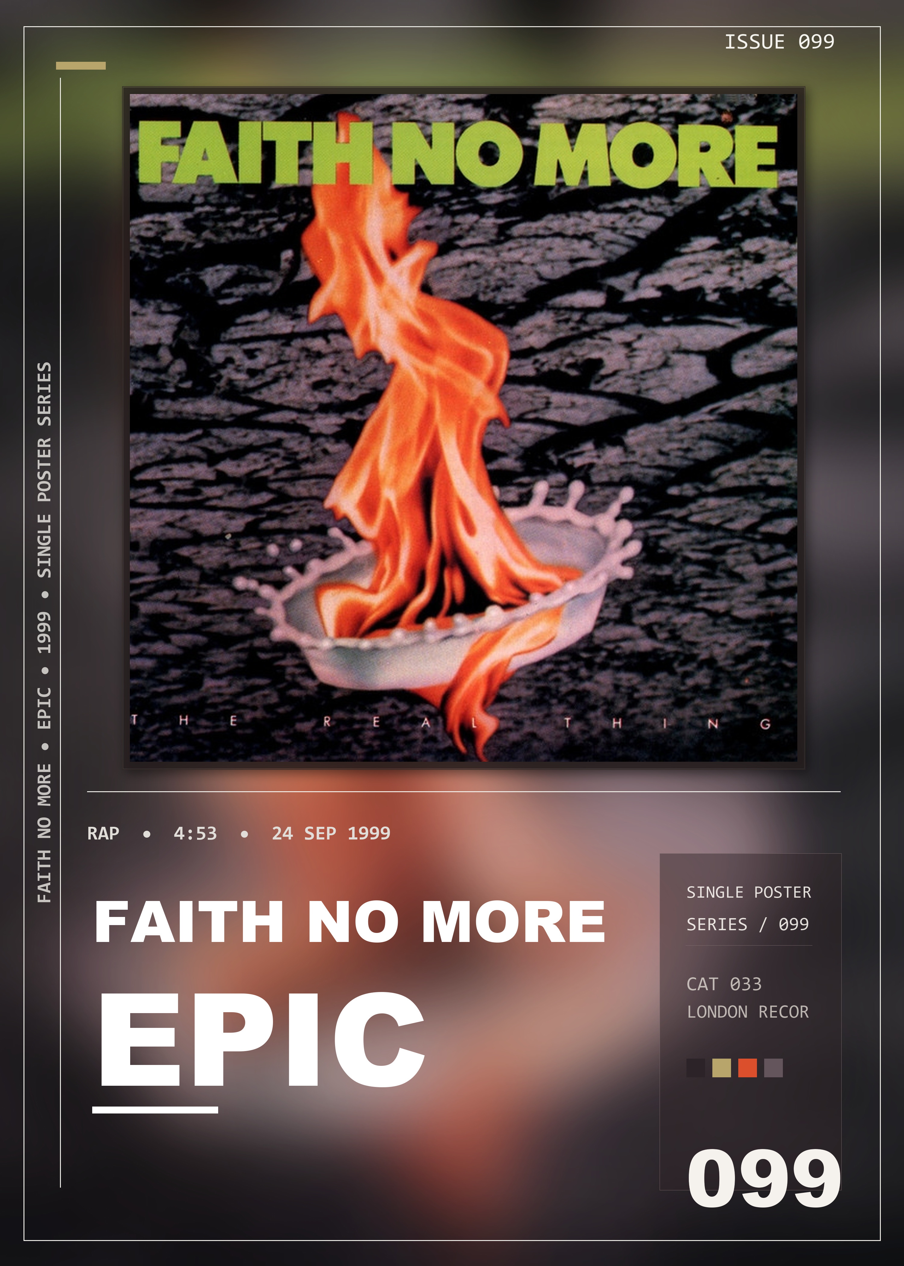 Music poster: Faith No More - Epic