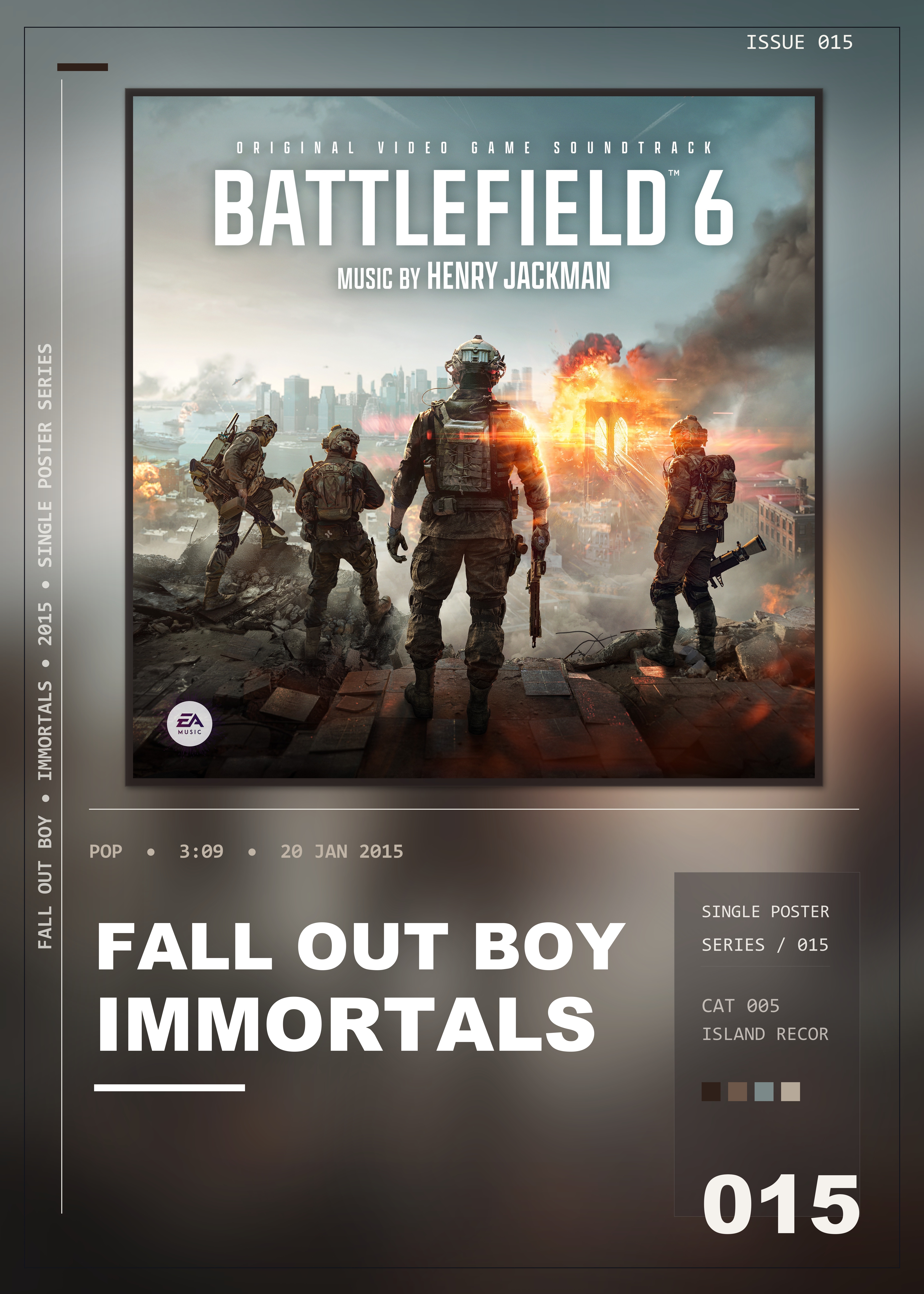 Music poster: Fall Out Boy - Immortals