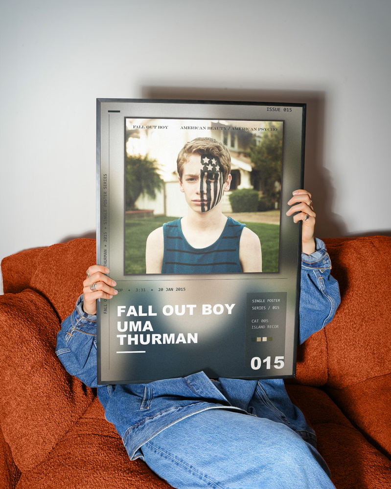 Music poster: Fall Out Boy - Uma Thurman