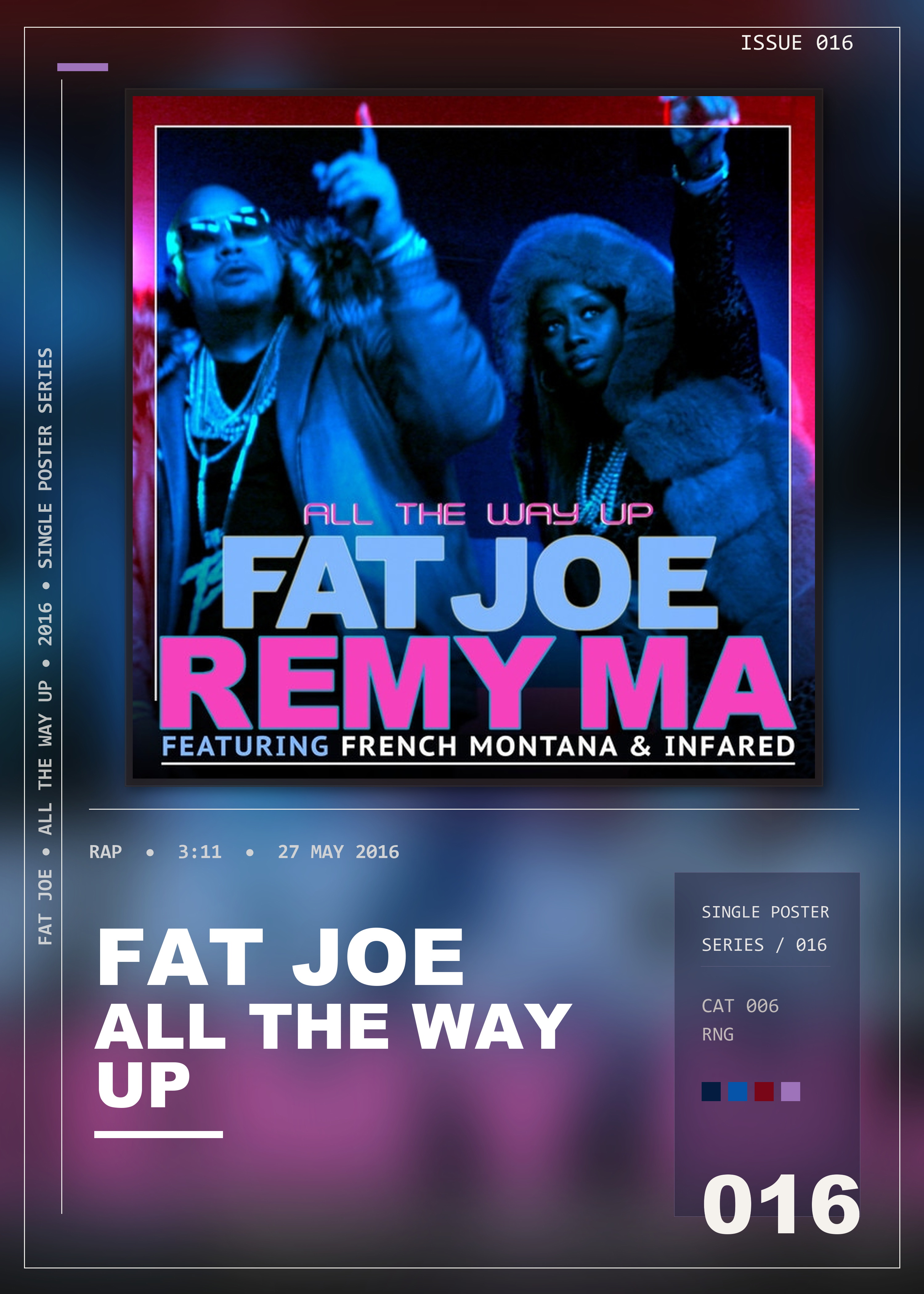 Music poster: Fat Joe - All The Way Up