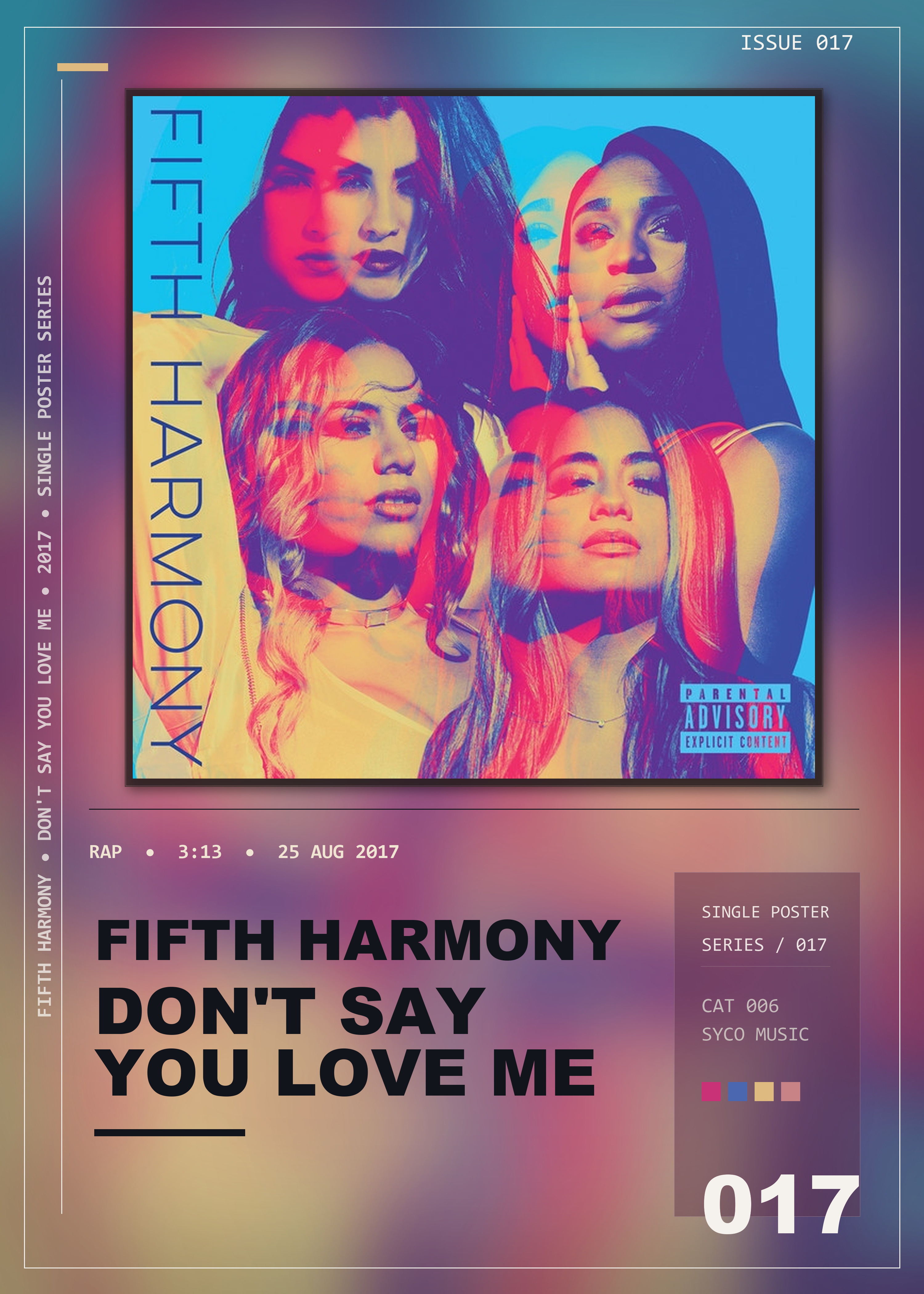 Music poster: Fifth Harmony - Dont Say You Love Me