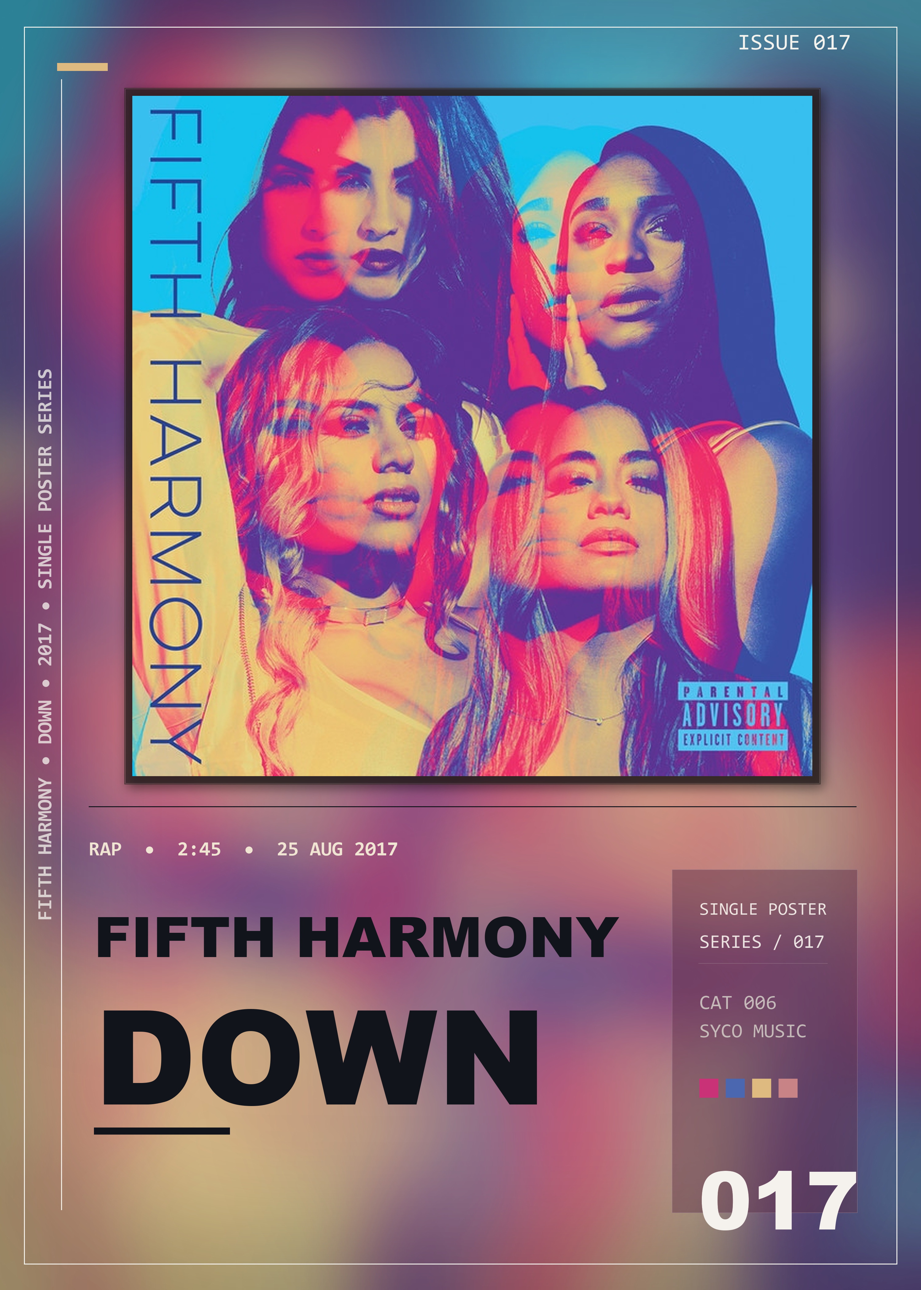 Music poster: Fifth Harmony - Down