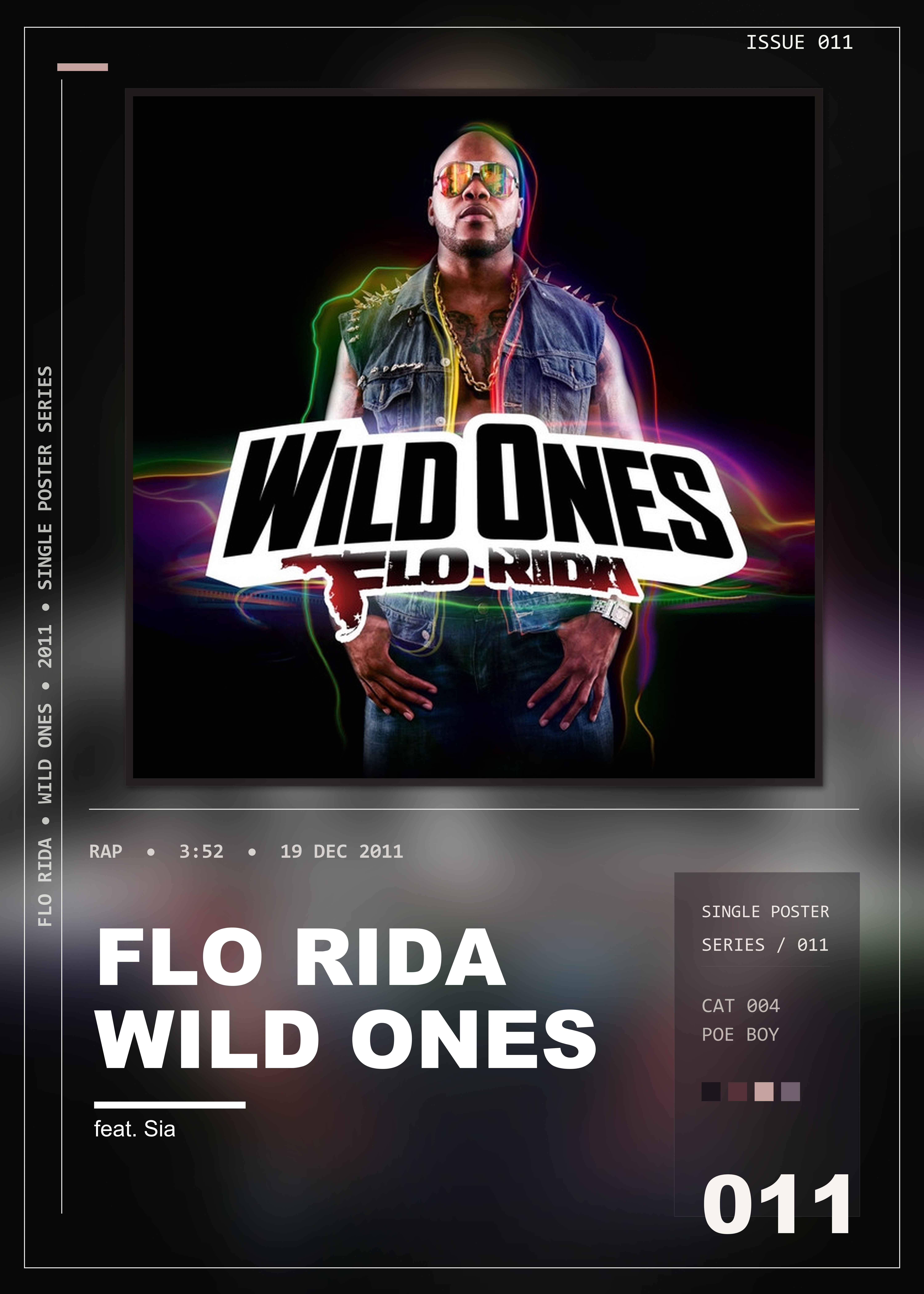 Music poster: Flo Rida - Wild Ones feat Sia