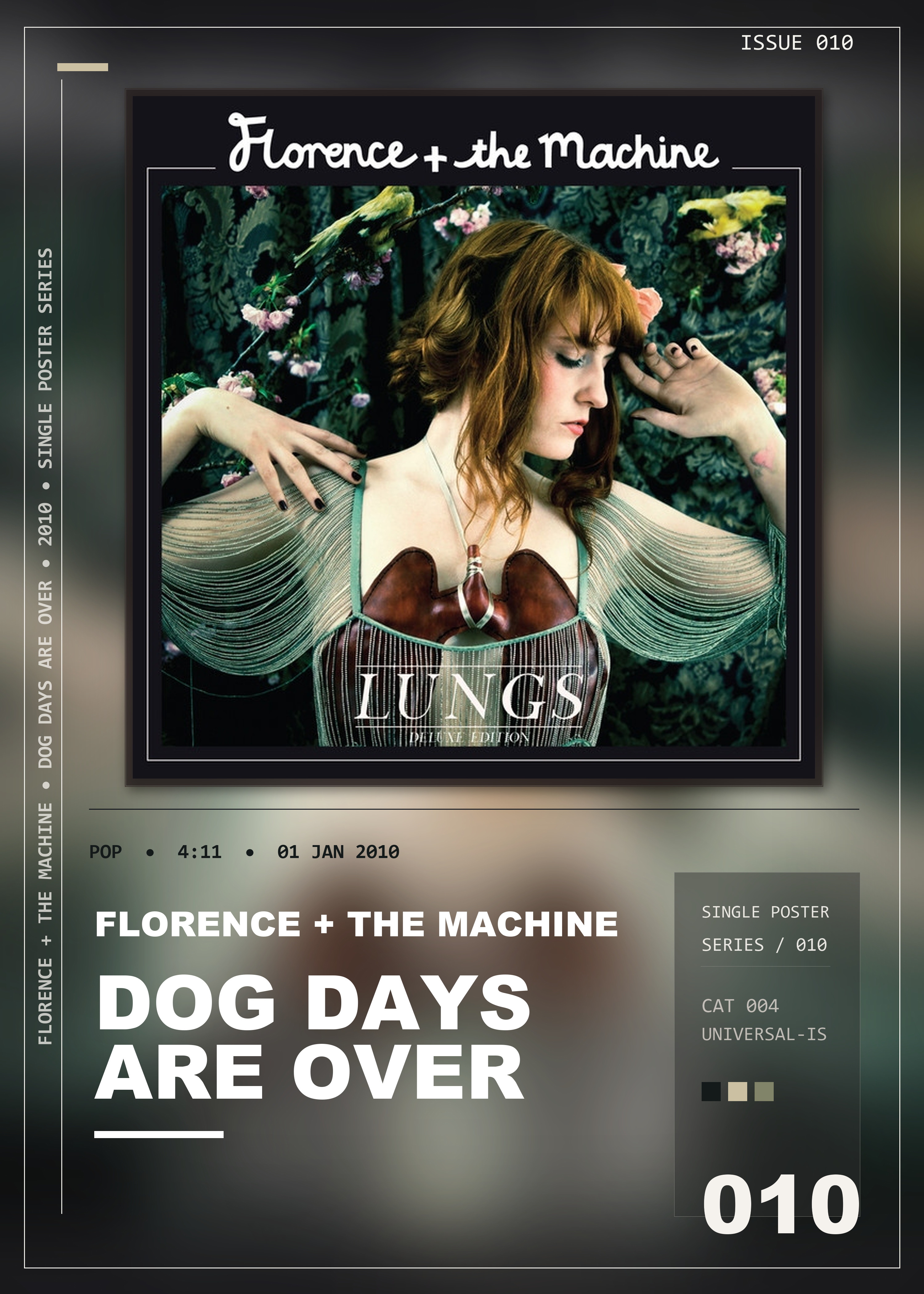 Music poster: Florence The Machine - Dog Days Are Over