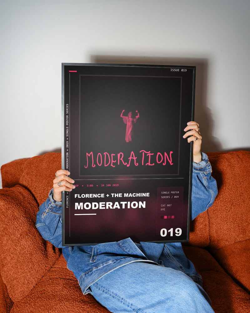 Music poster: Florence The Machine - Moderation