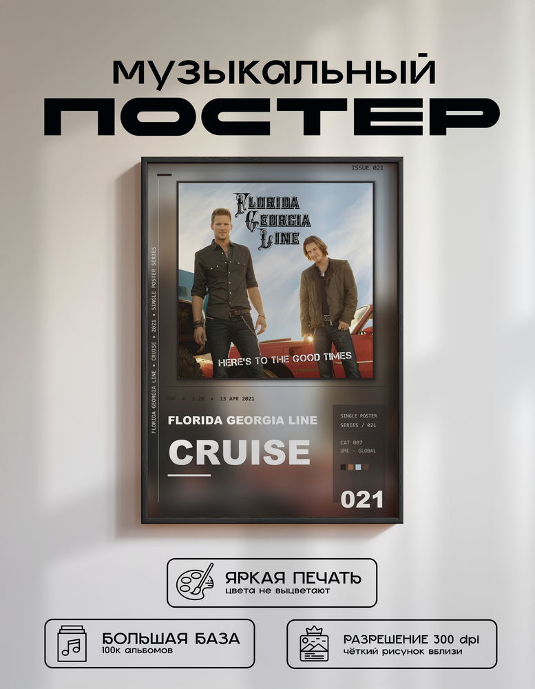 Music poster: Florida Georgia Line - Cruise