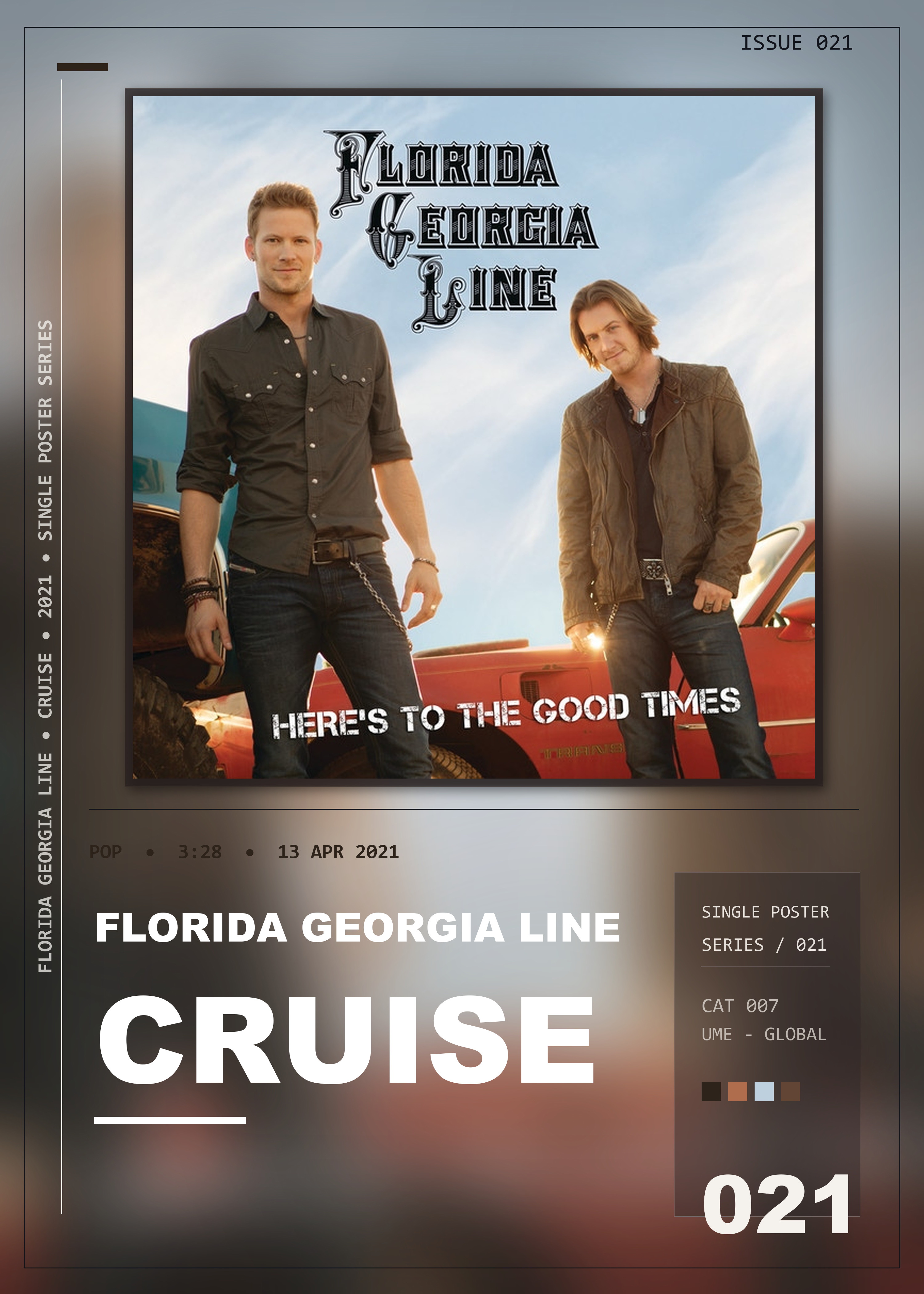 Music poster: Florida Georgia Line - Cruise