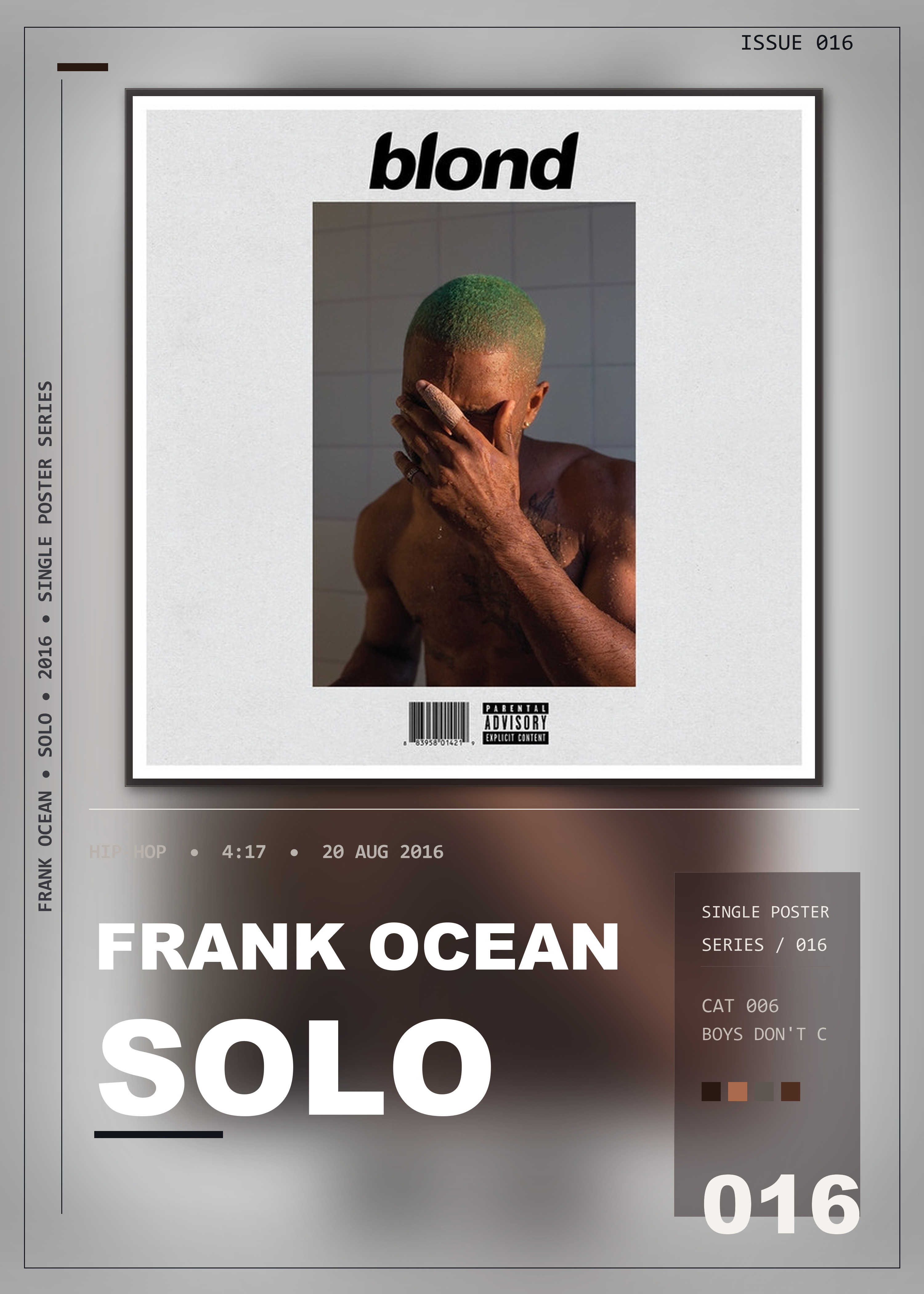 Music poster: Frank Ocean - Solo