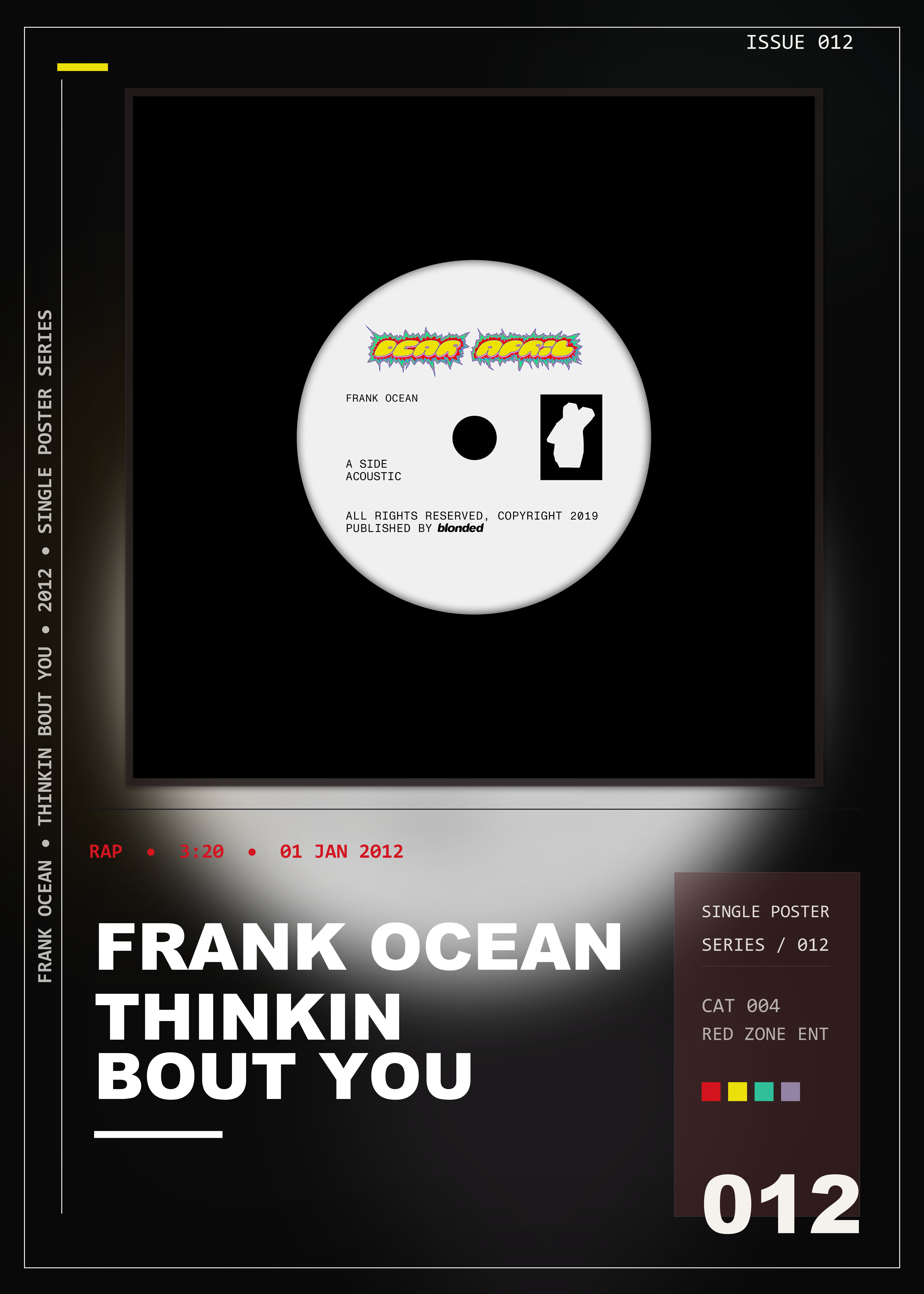 Music poster: Frank Ocean - Thinkin Bout You