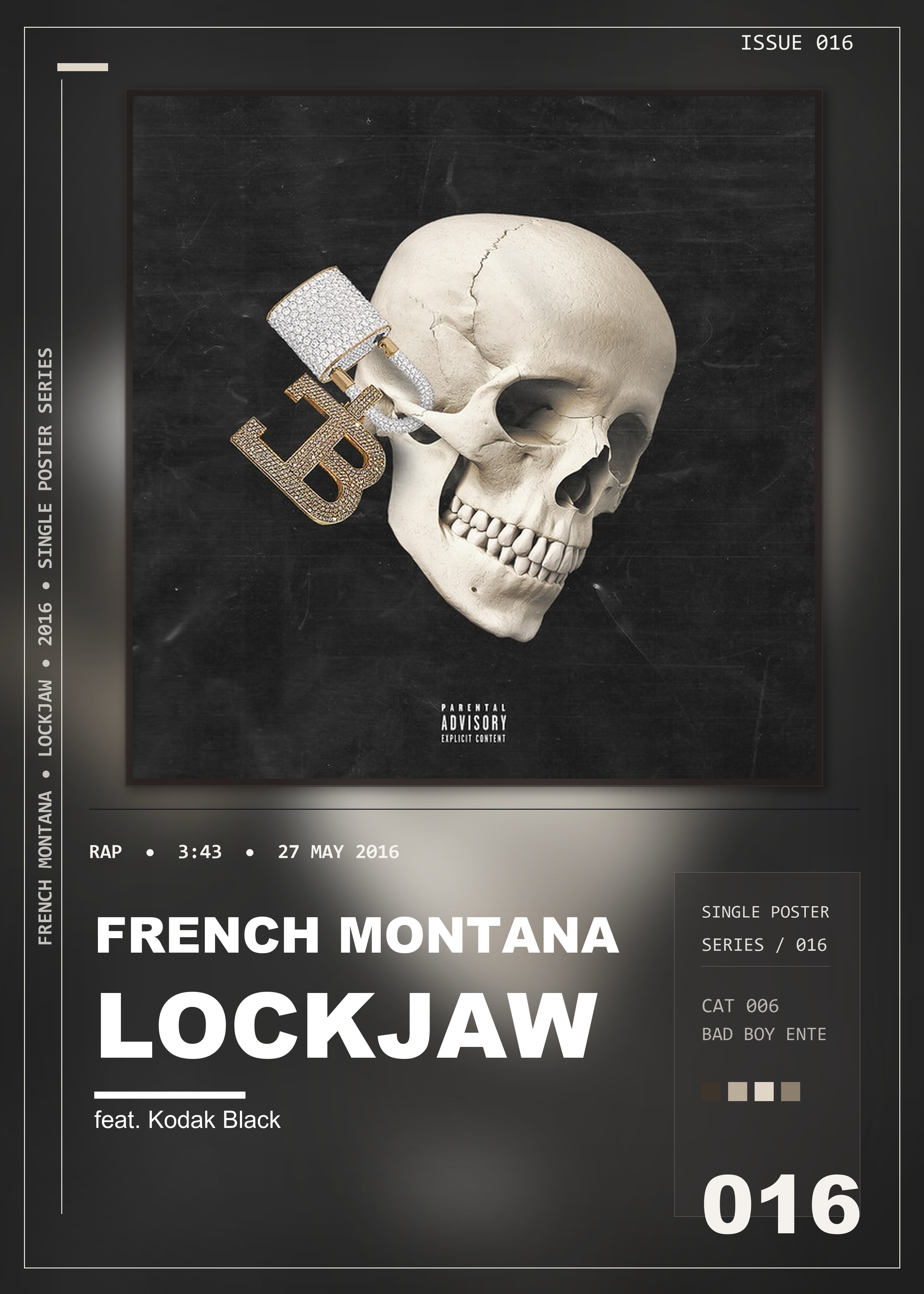 Music poster: French Montana - Lockjaw feat Kodak Black