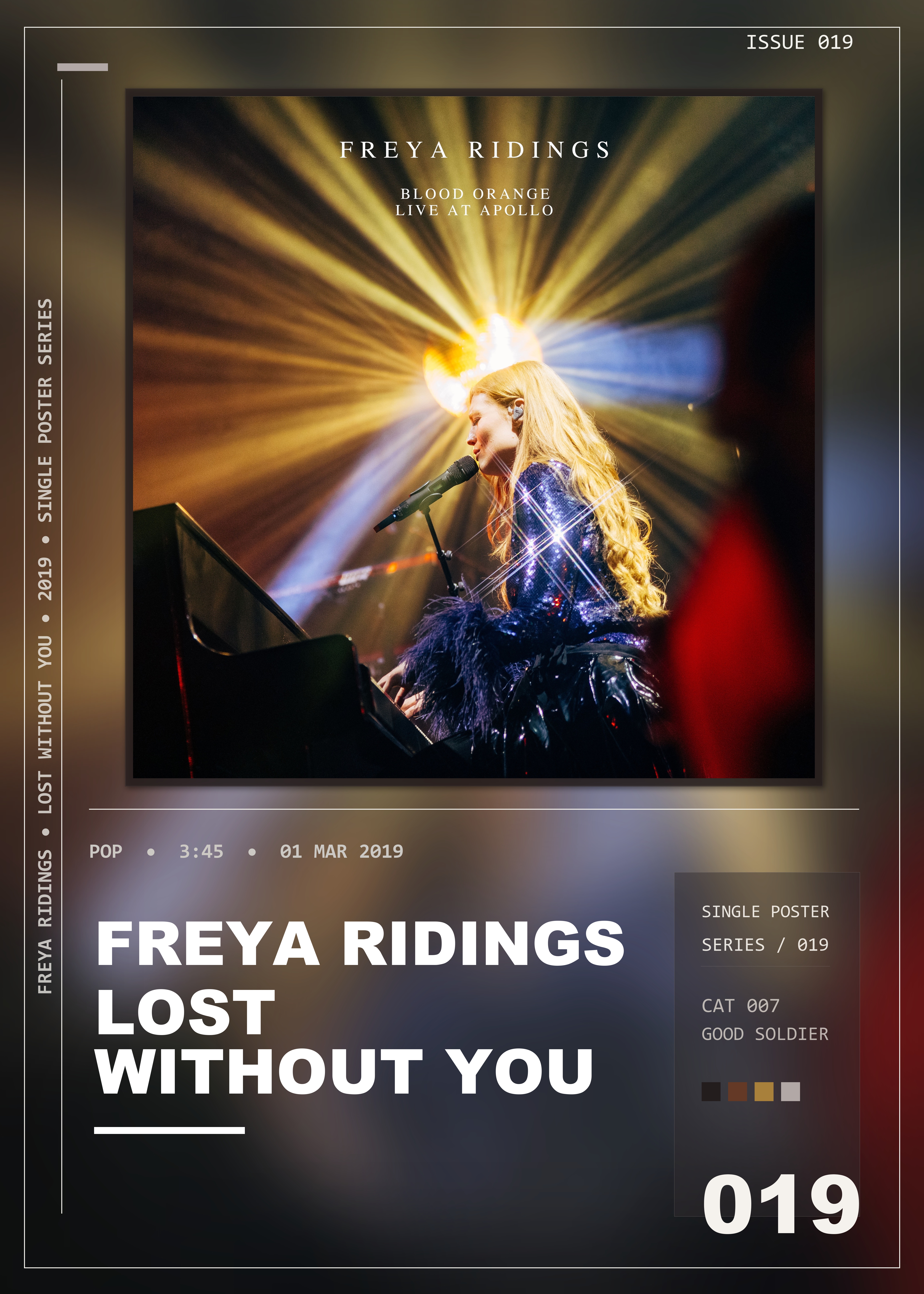 Music poster: Freya Ridings - Lost Without You