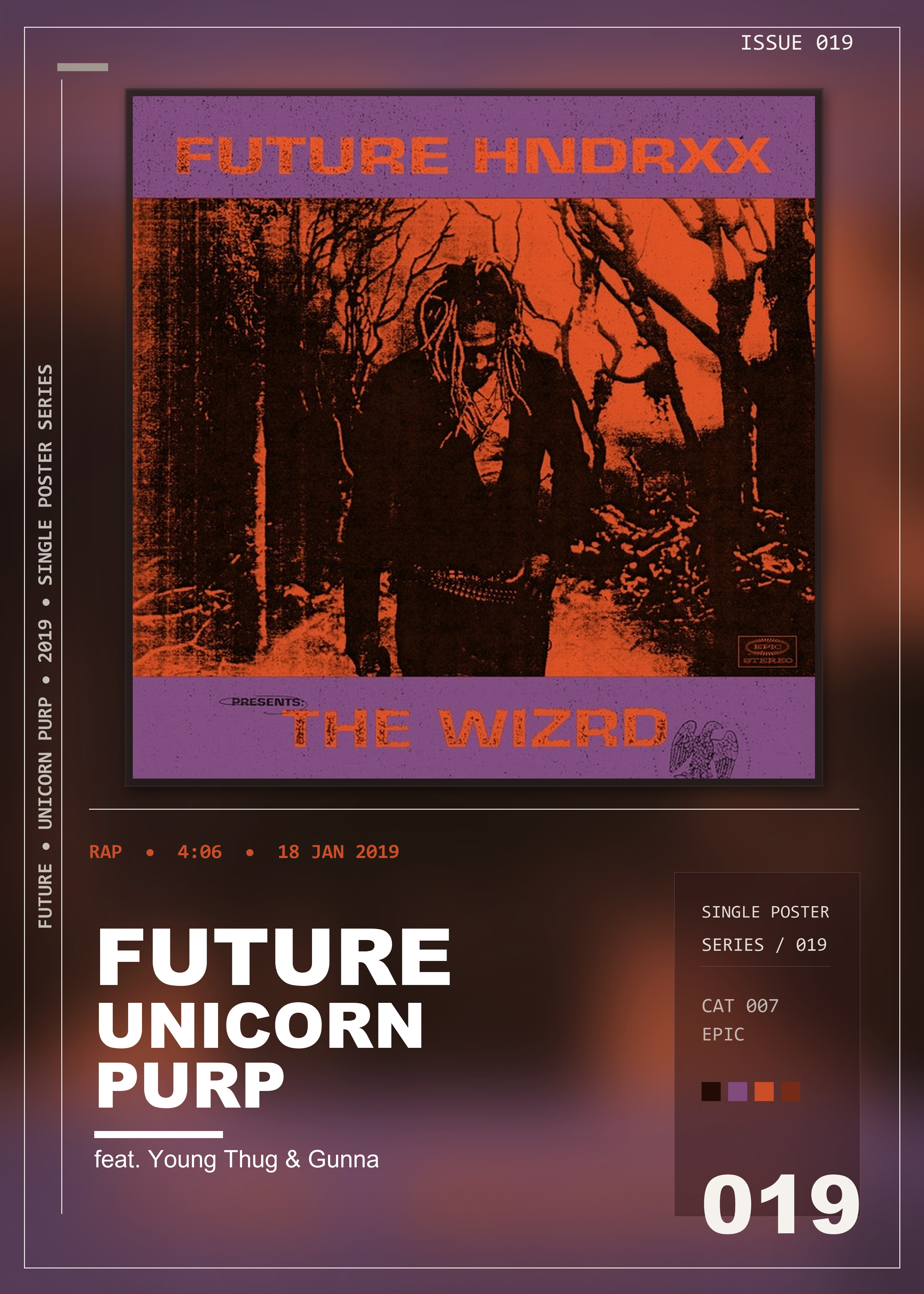 Music poster: Future - Unicorn Purp feat Young Thug Gunna