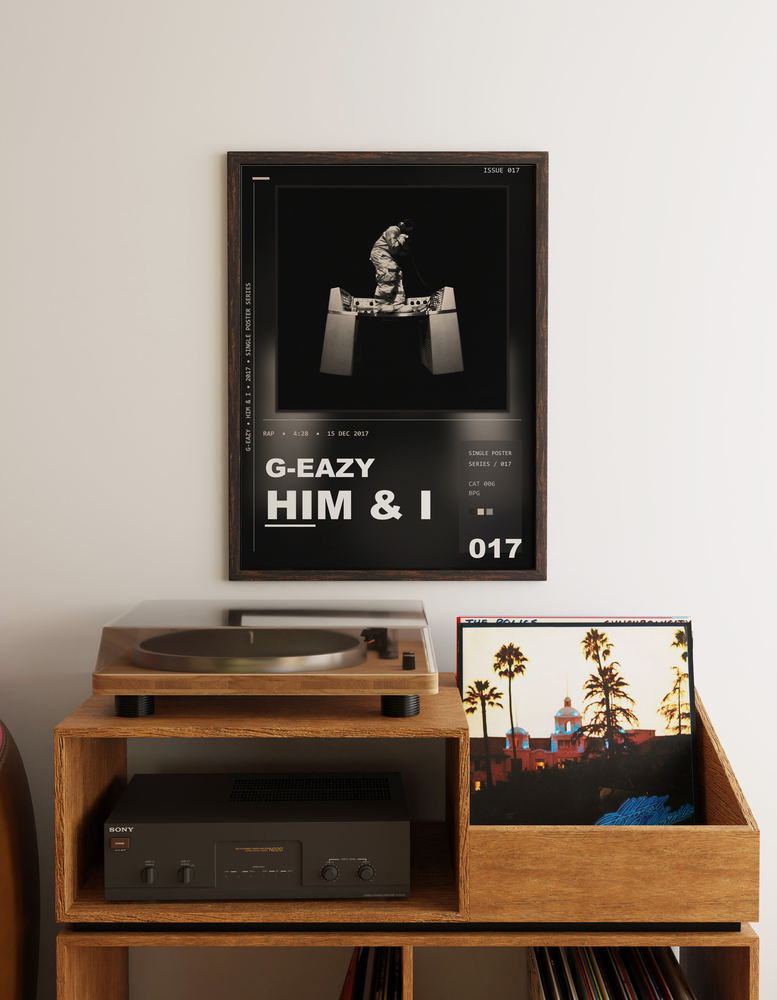 Music poster: G-Eazy - Him I with Halsey