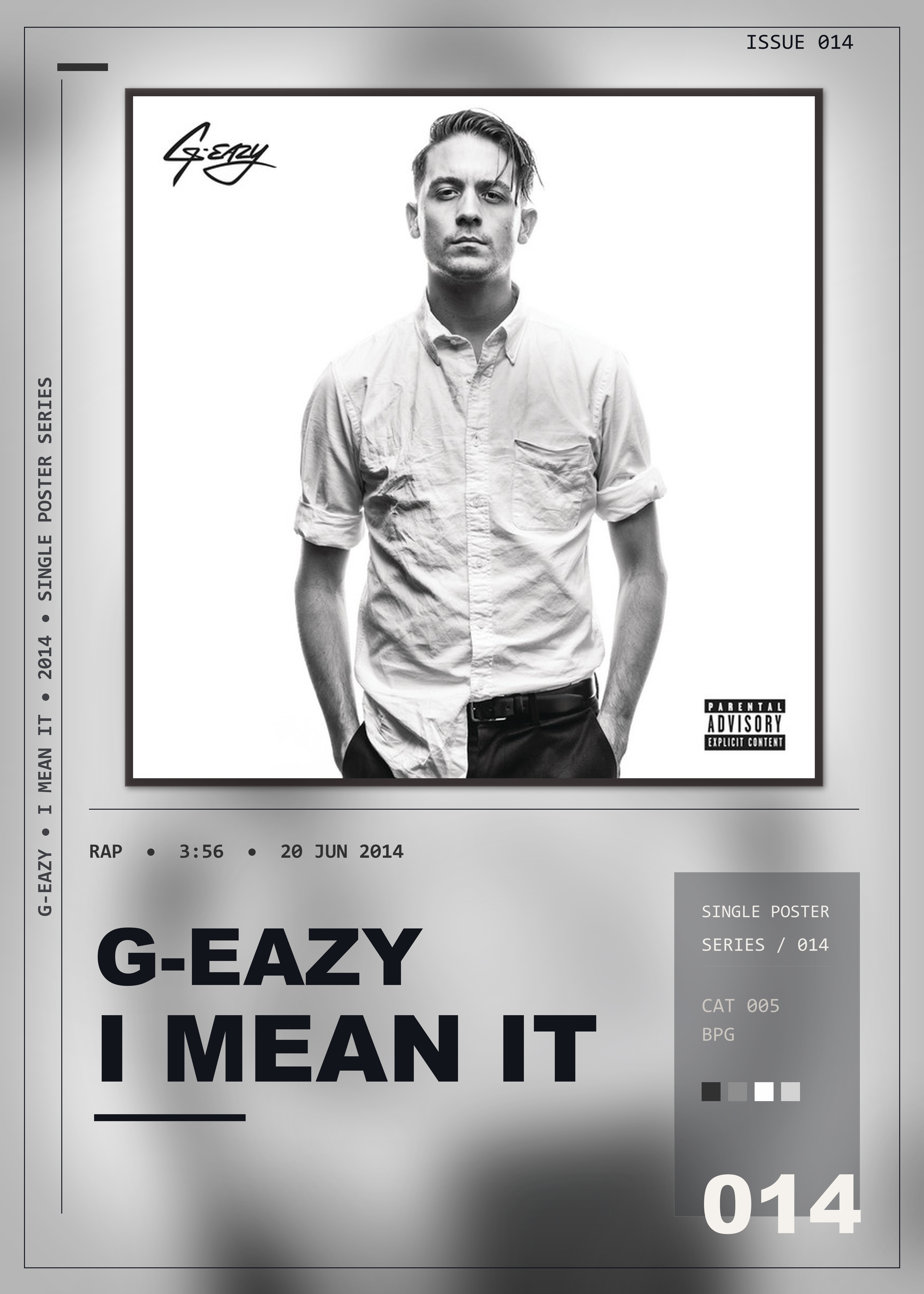 Music poster: G-Eazy - I Mean It