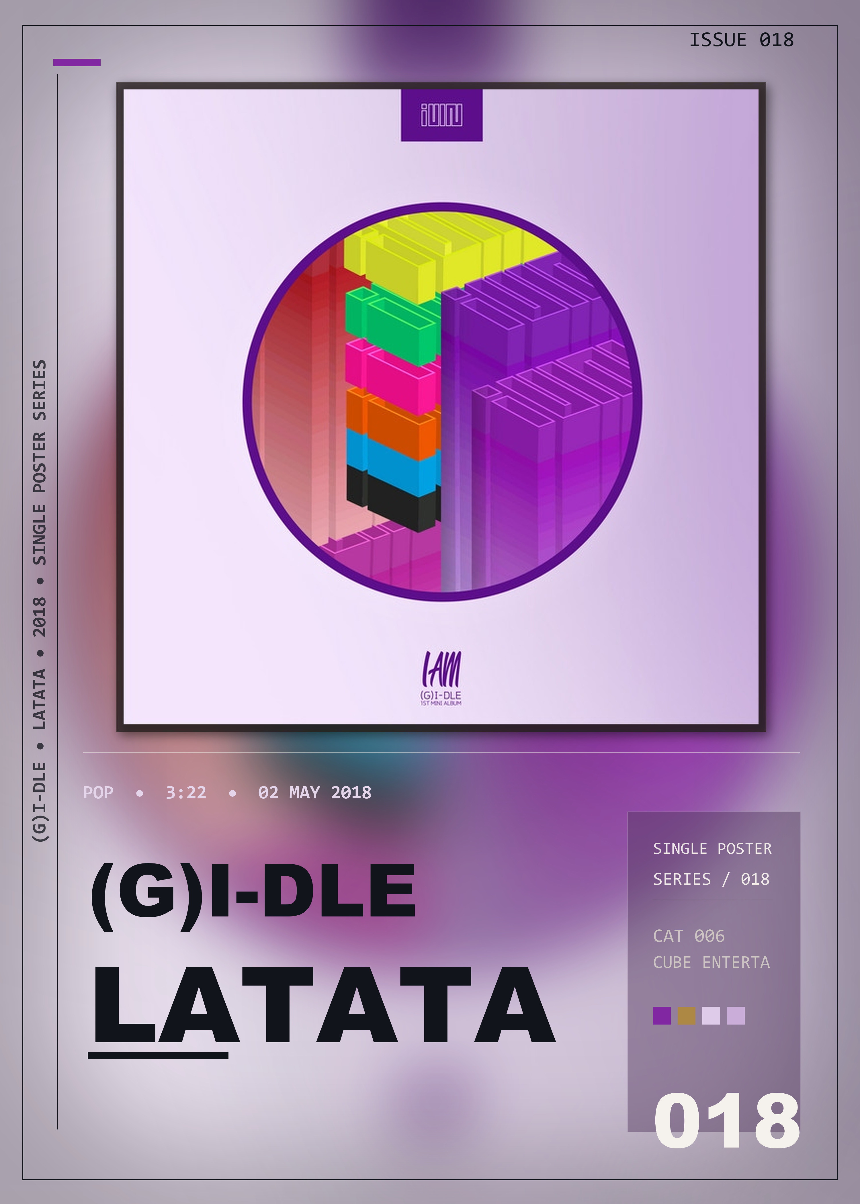 Music poster: GI-DLE - LATATA