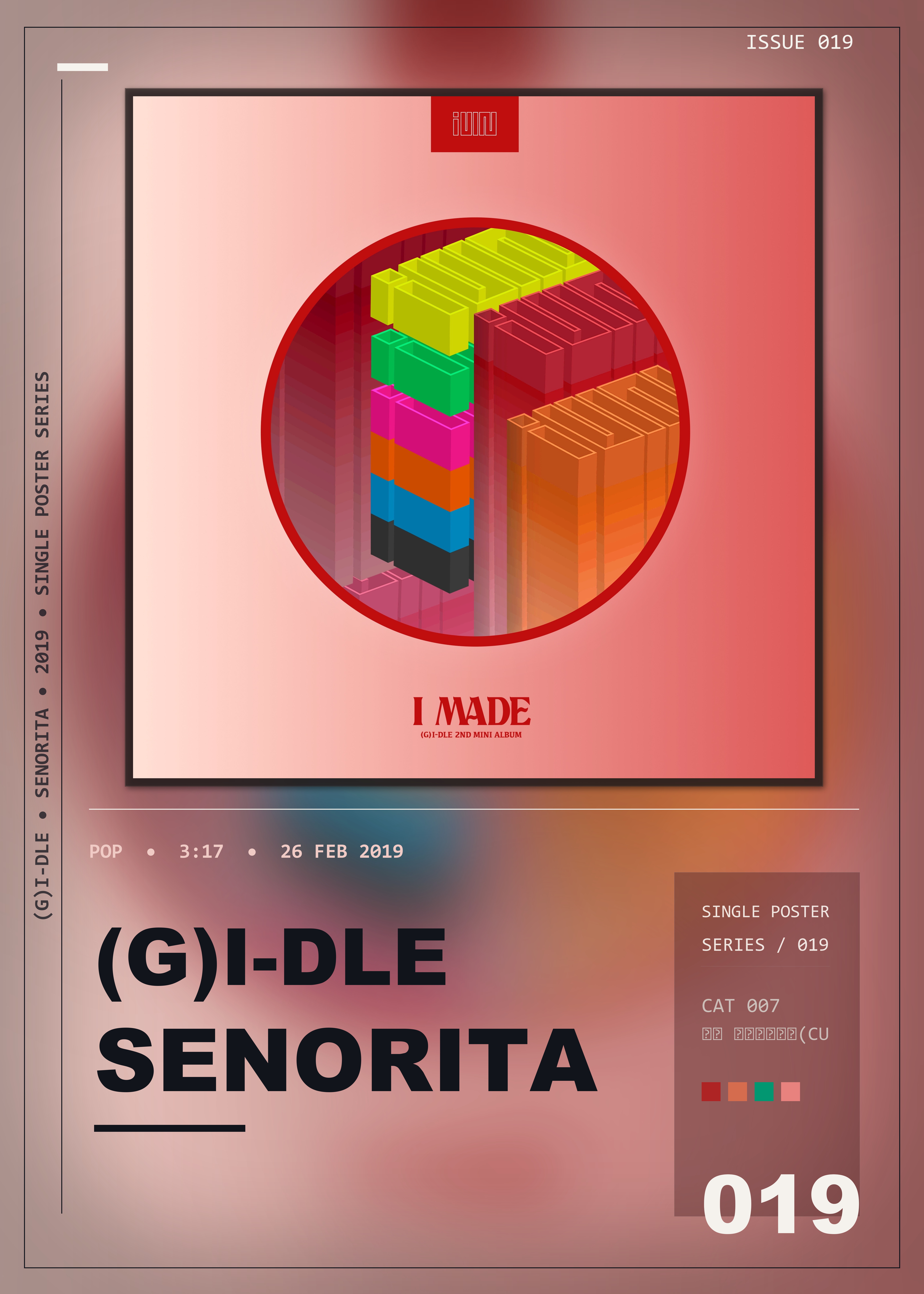 Music poster: GI-DLE - Senorita
