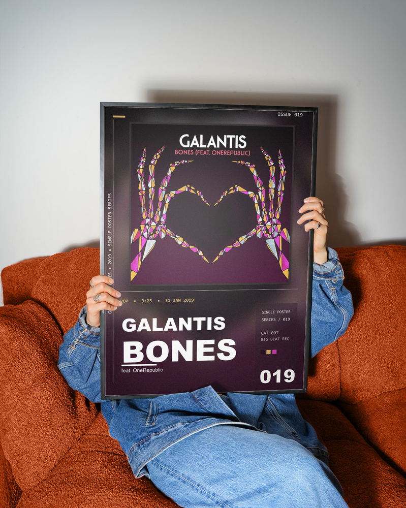 Music poster: Galantis - Bones feat OneRepublic