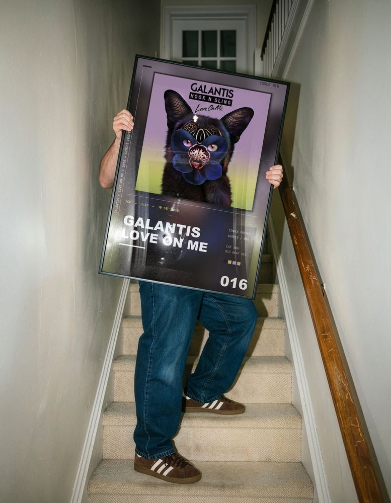 Music poster: Galantis - Love On Me
