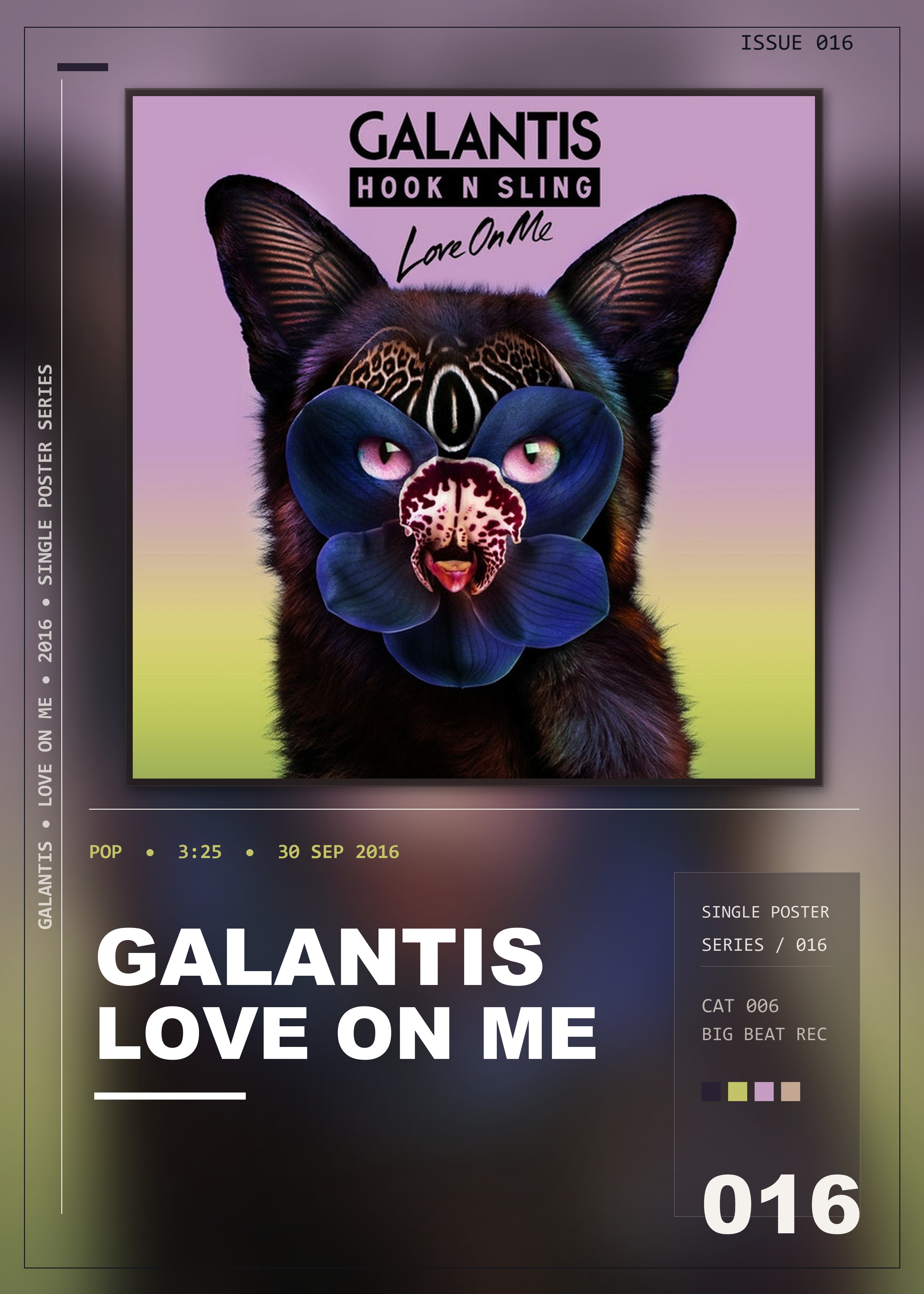 Music poster: Galantis - Love On Me