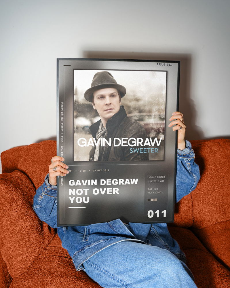 Music poster: Gavin DeGraw - Not Over You