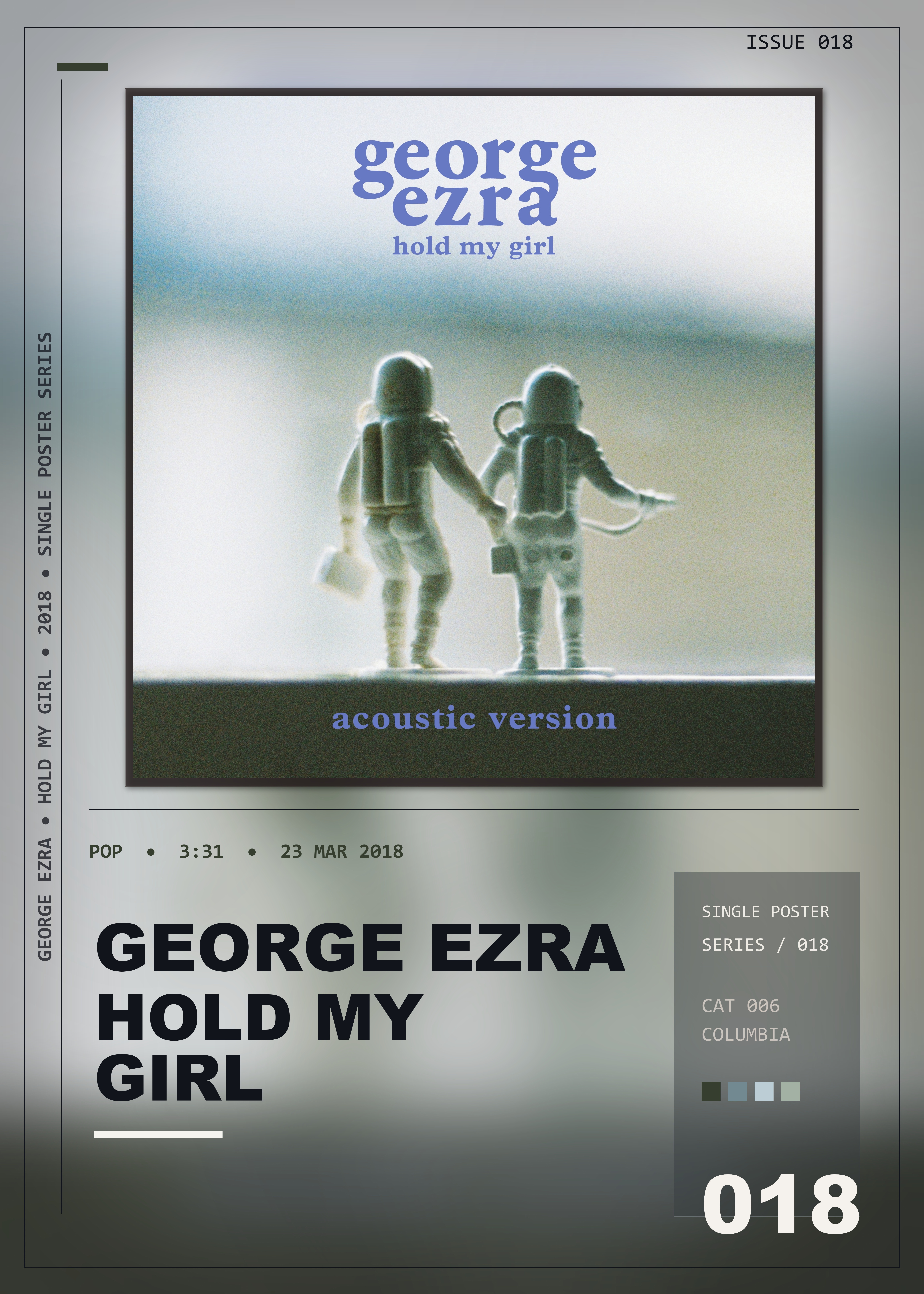 Music poster: George Ezra - Hold My Girl