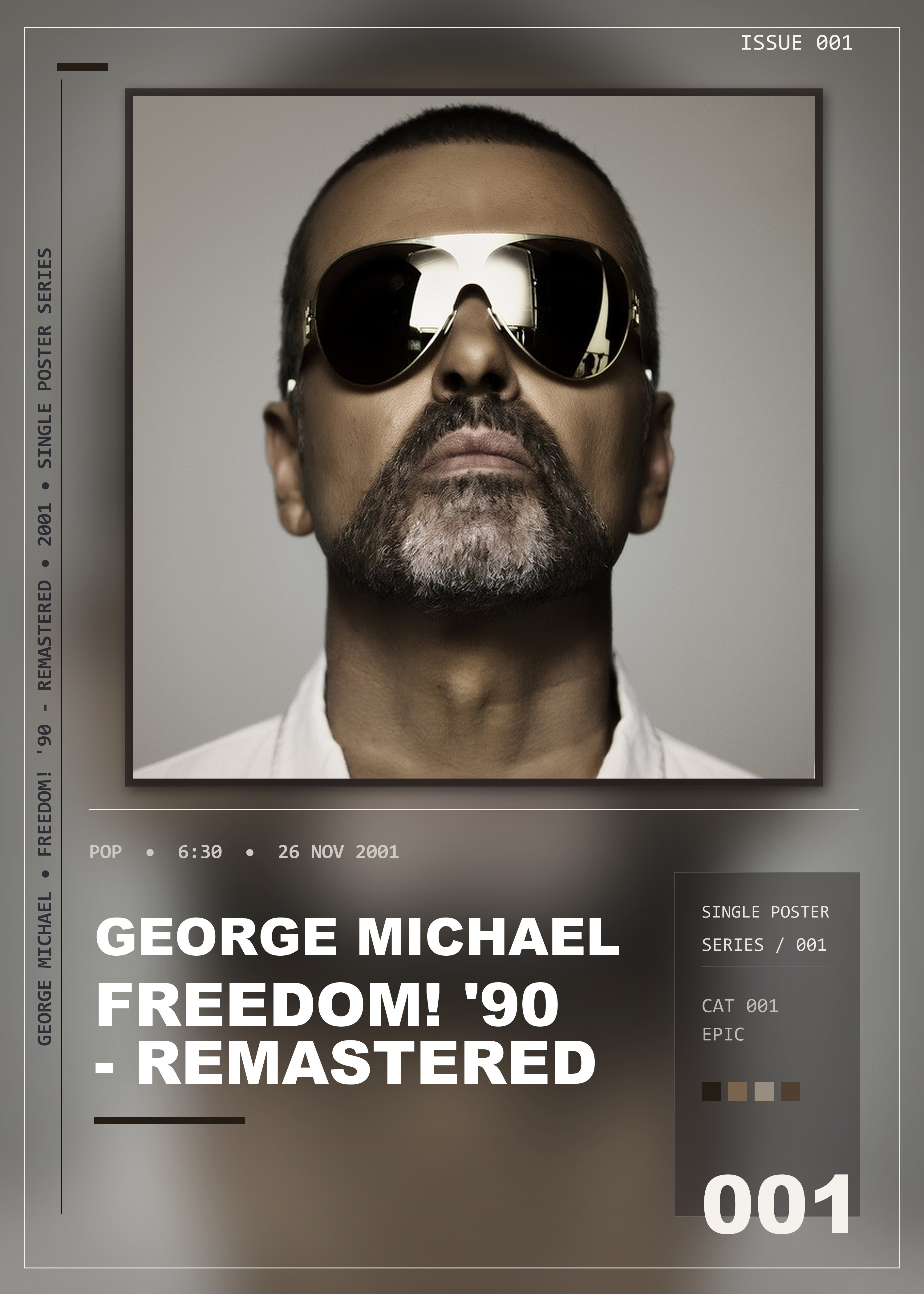 Music poster: George Michael - Freedom 90 - Remastered
