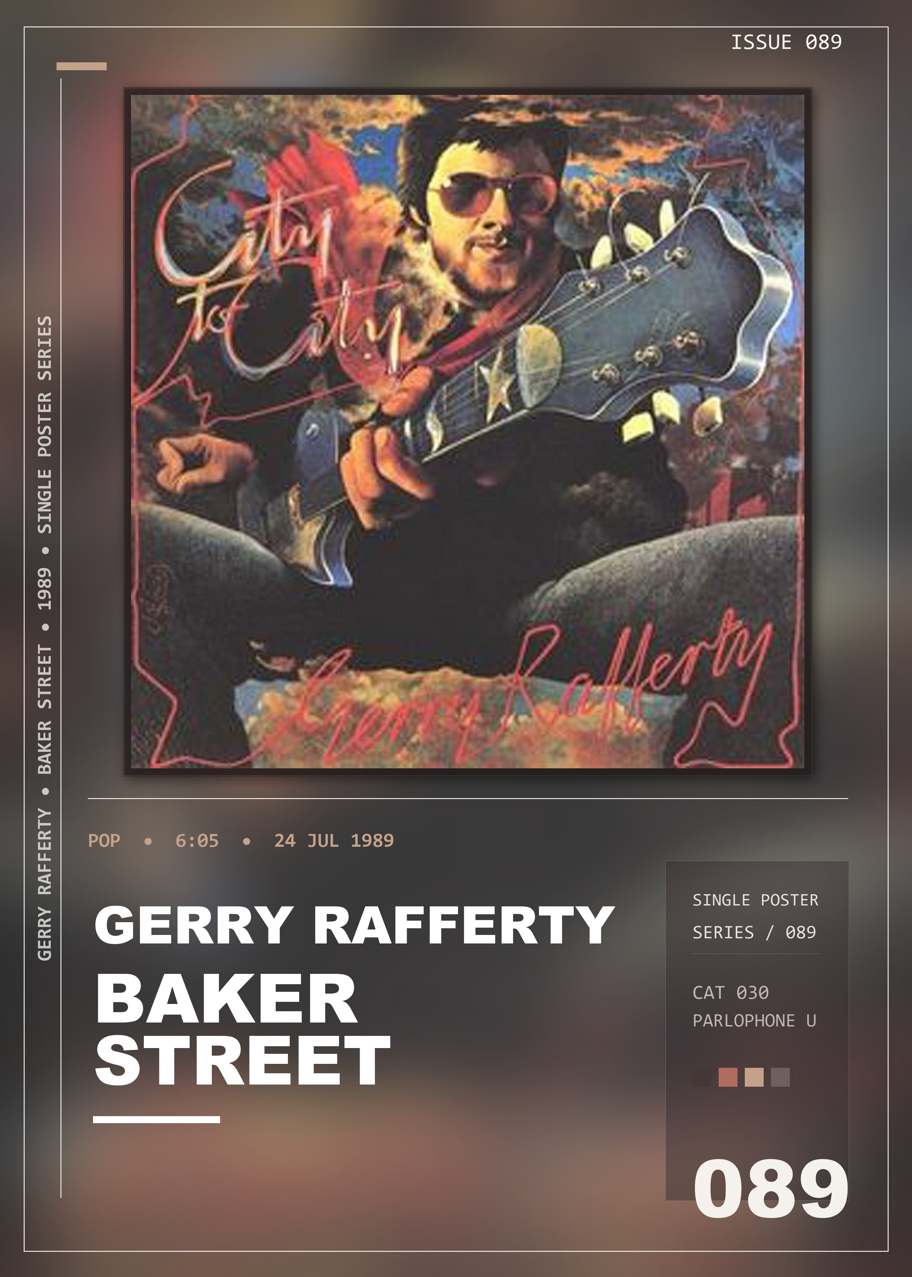 Music poster: Gerry Rafferty - Baker Street