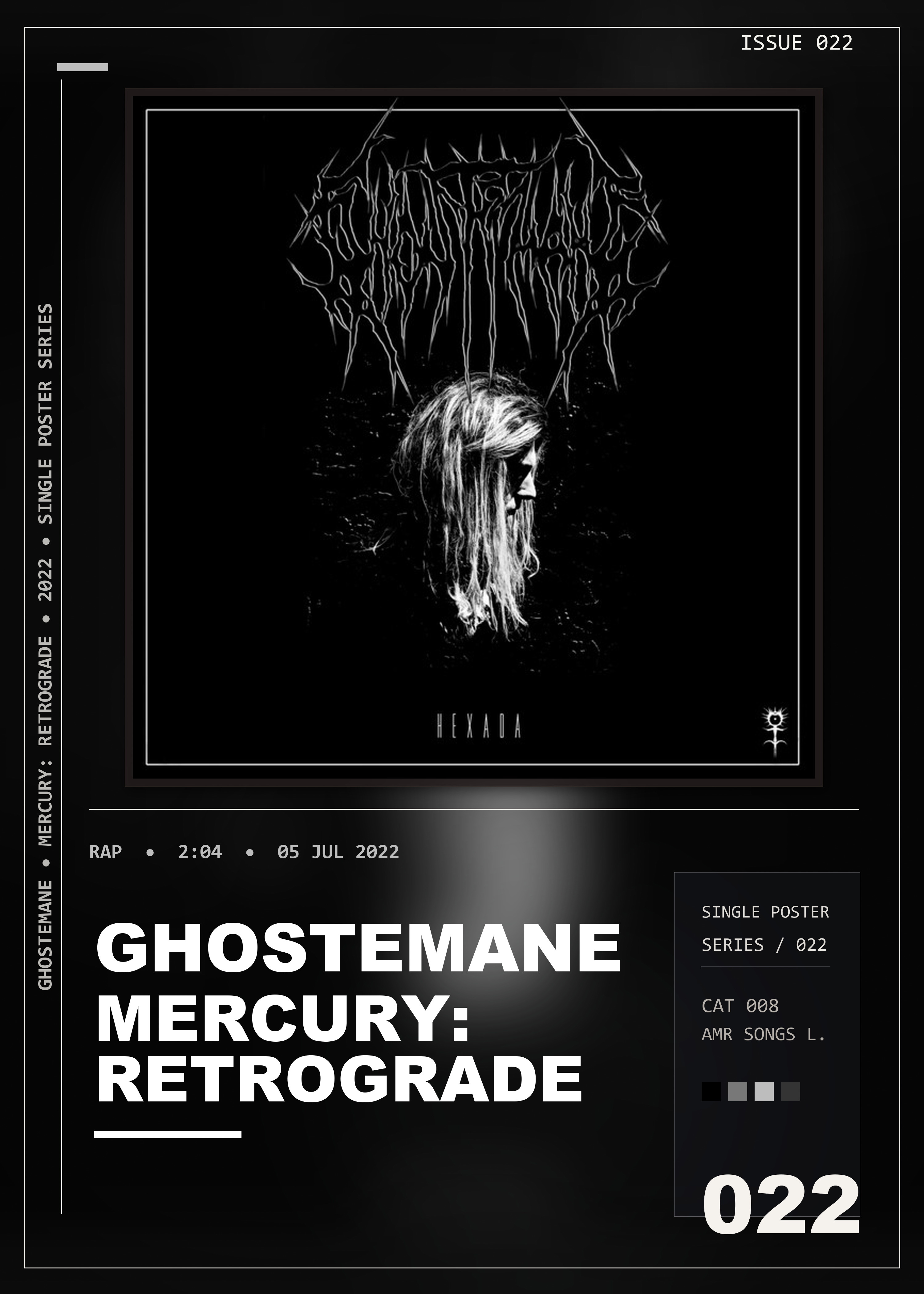Music poster: Ghostemane - Mercury Retrograde