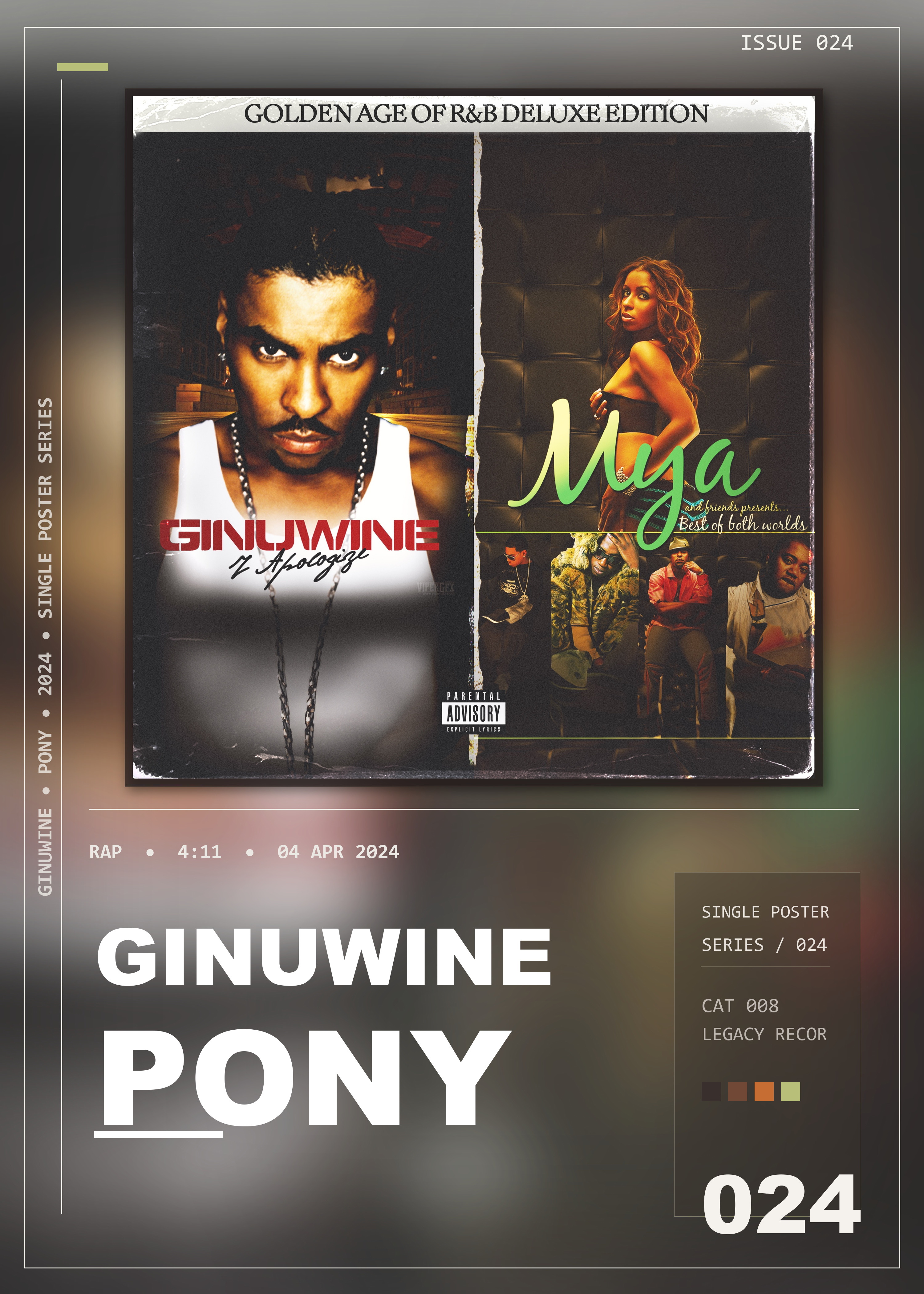 Music poster: Ginuwine - Pony