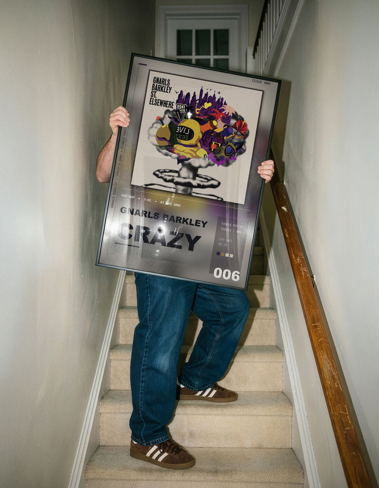 Music poster: Gnarls Barkley - Crazy