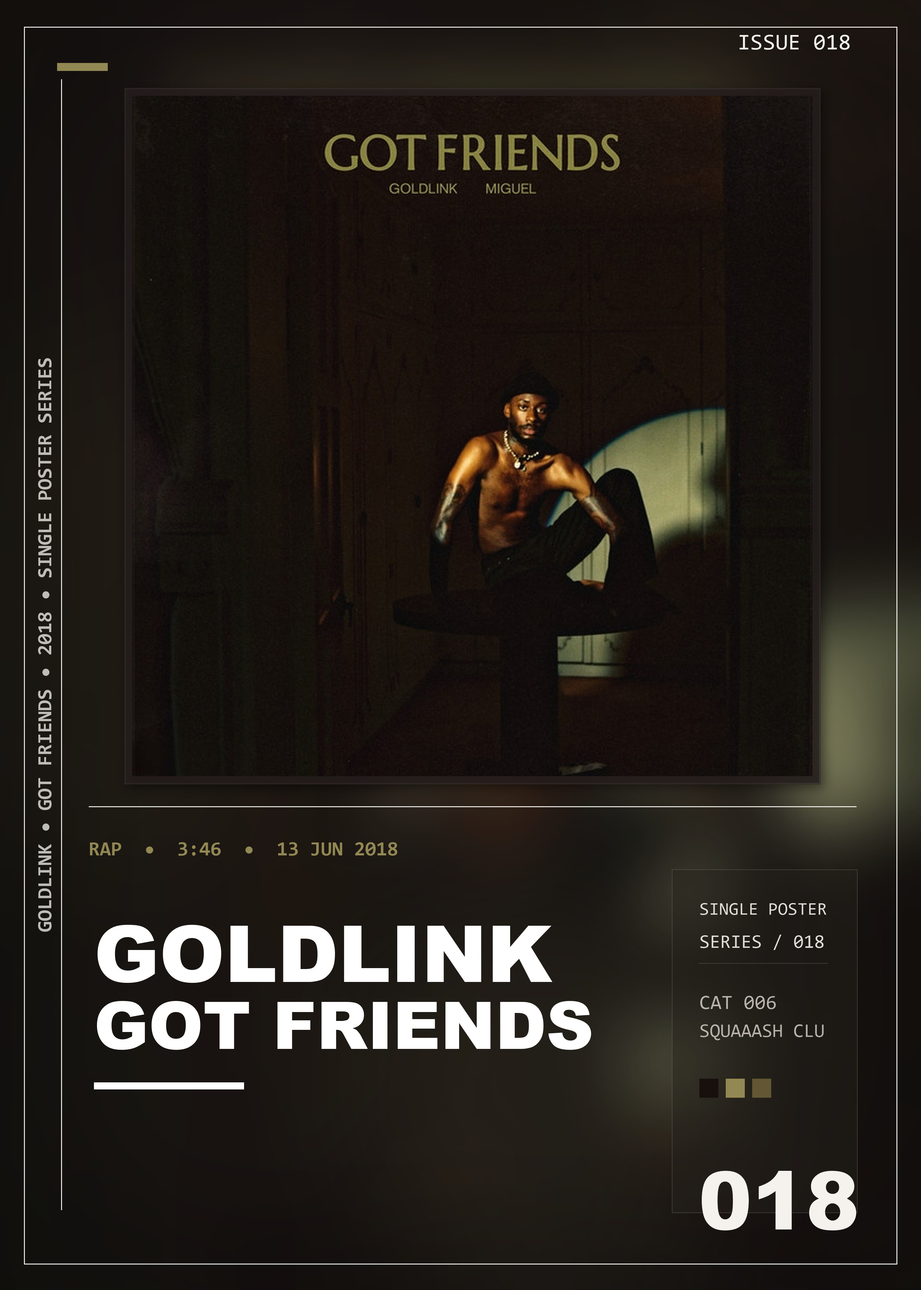 Music poster: GoldLink - Got Friends