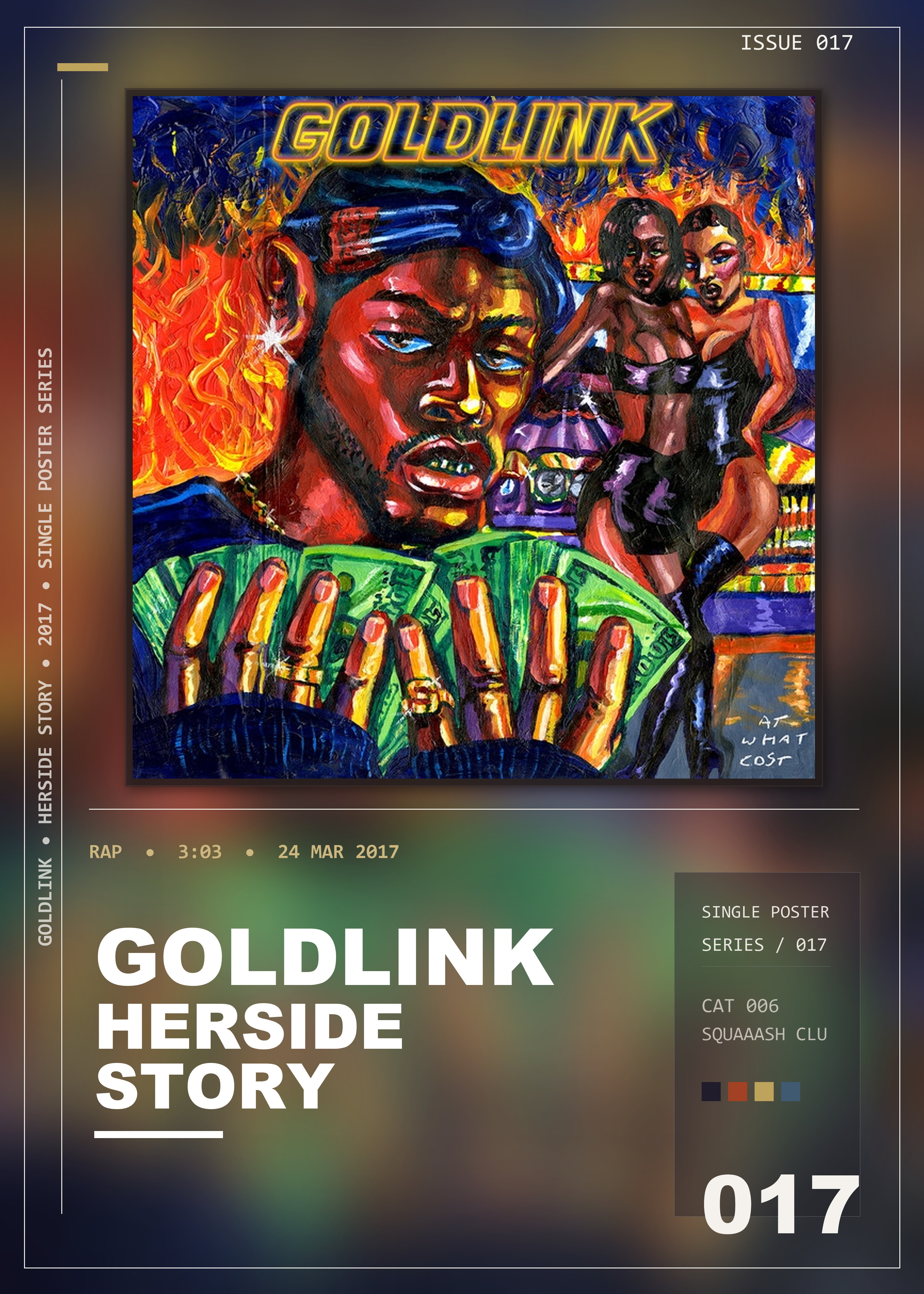 Music poster: GoldLink - Herside Story