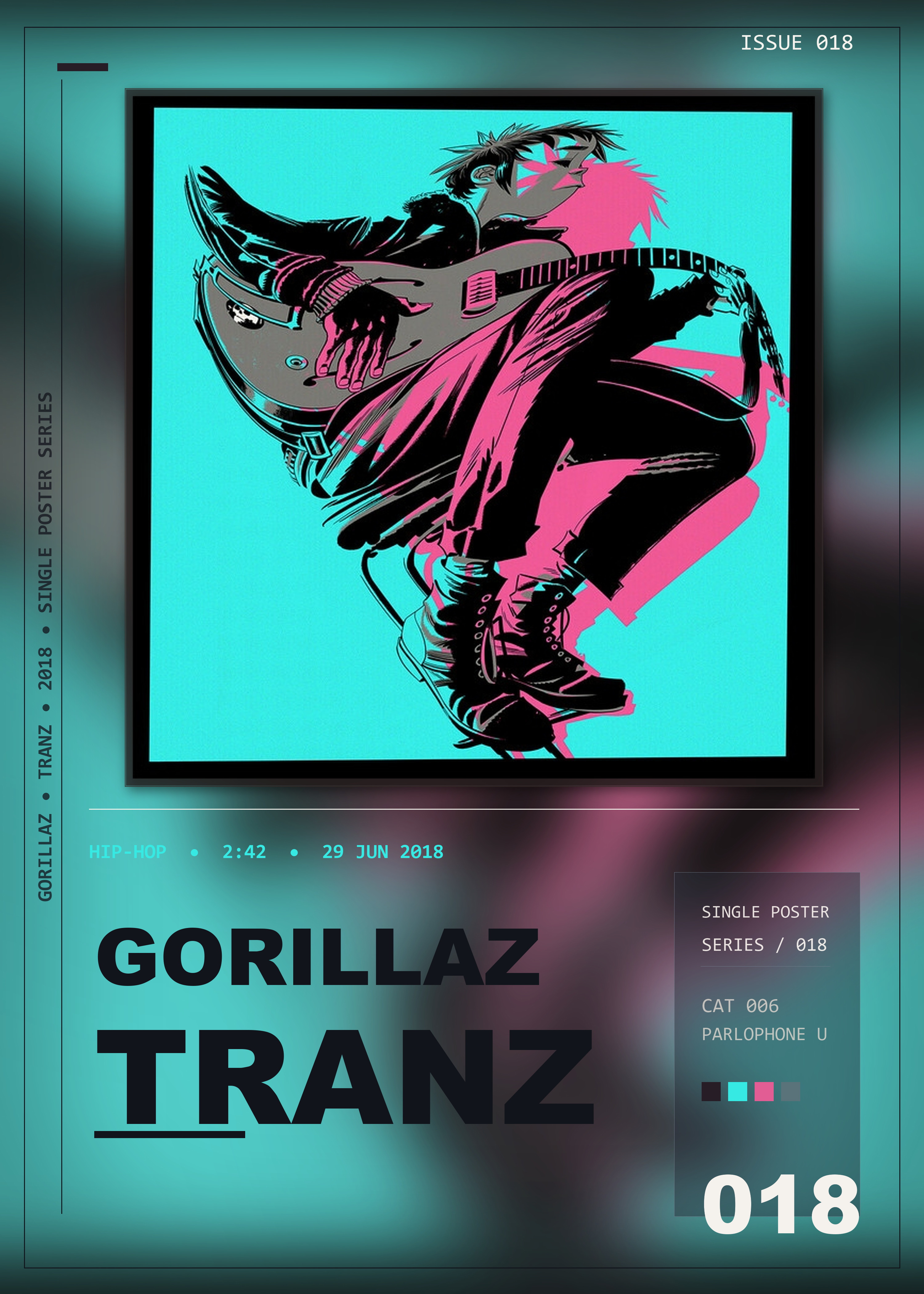 Music poster: Gorillaz - Tranz