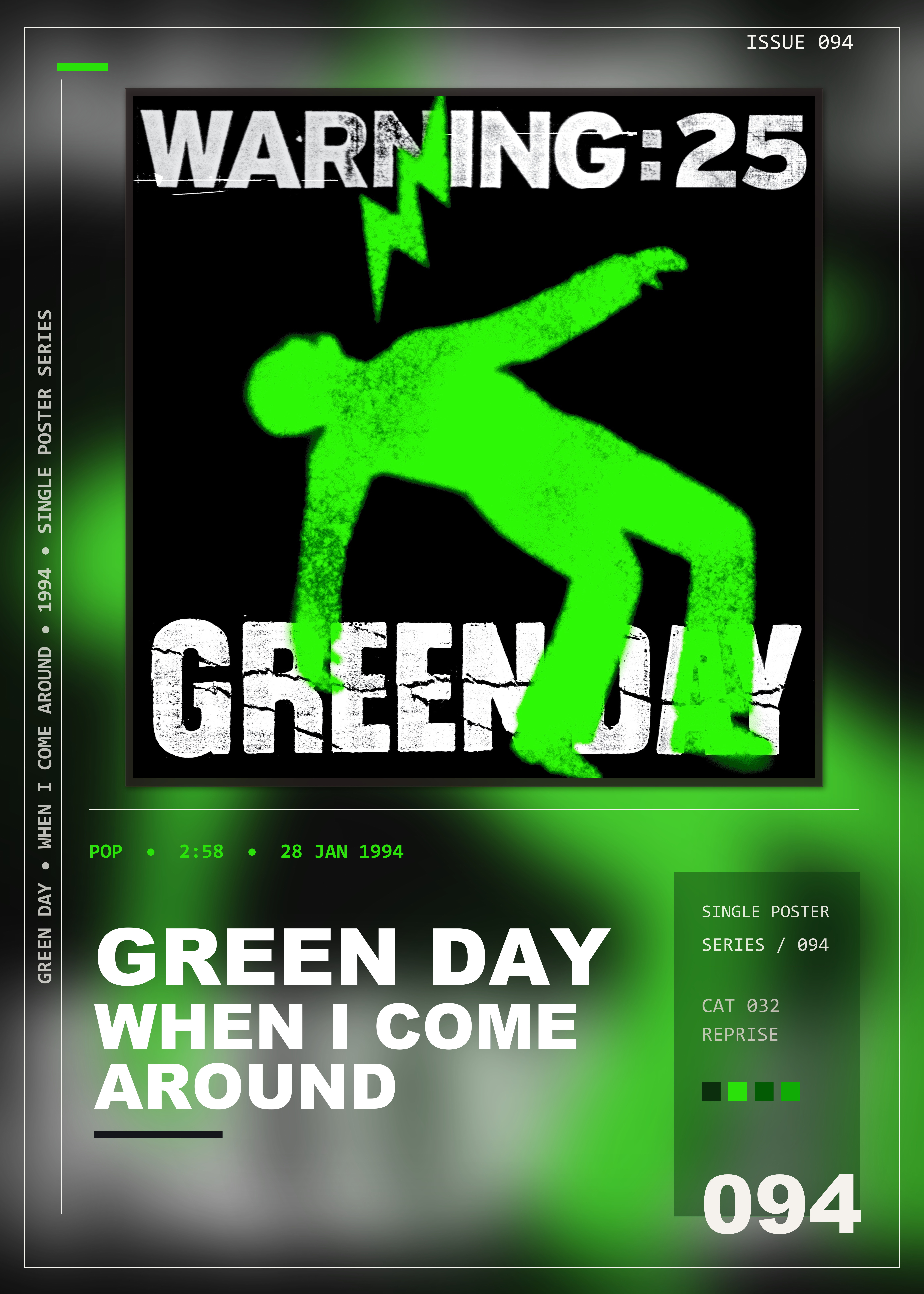 Music poster: Green Day - When I Come Around
