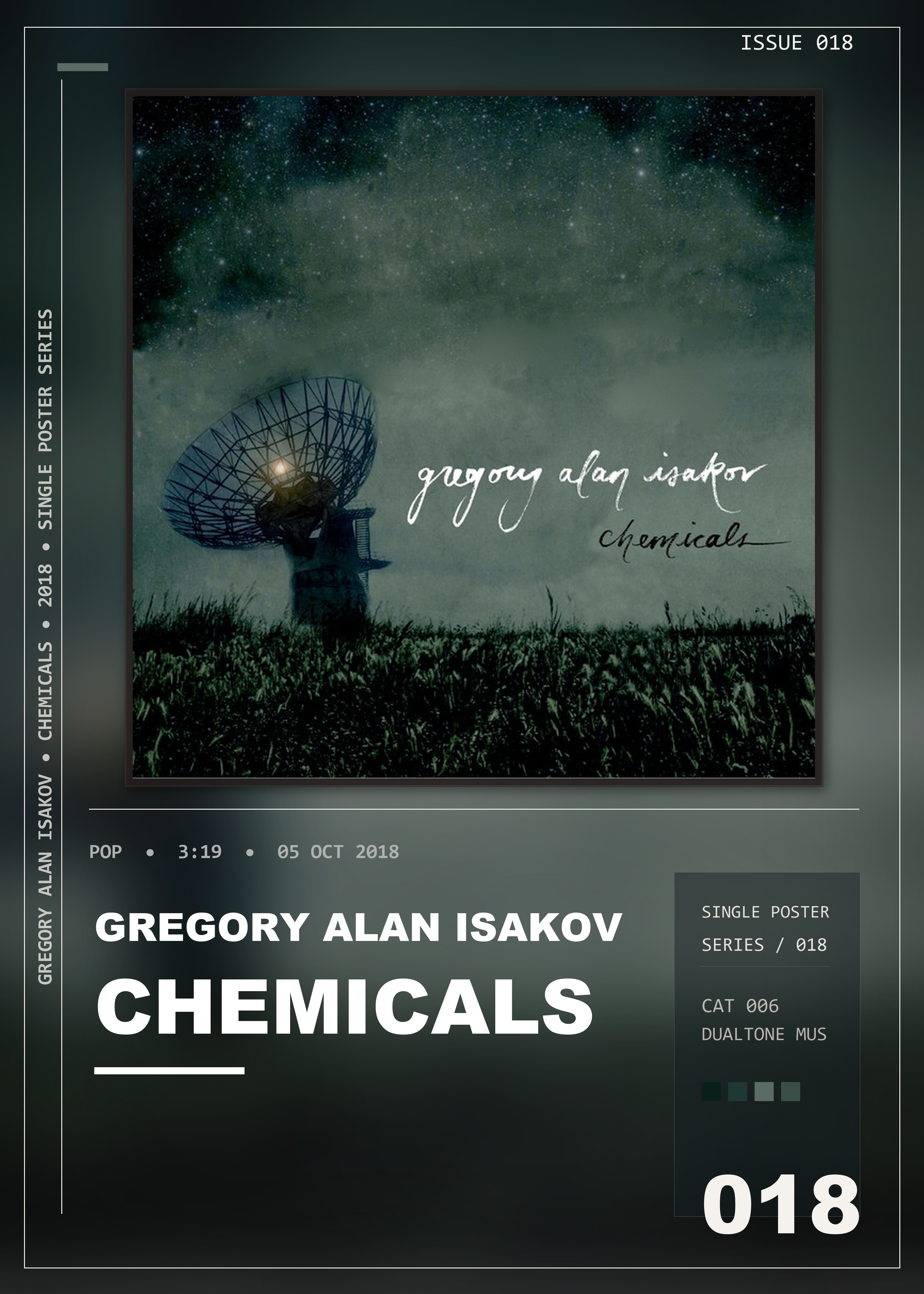 Music poster: Gregory Alan Isakov - Chemicals